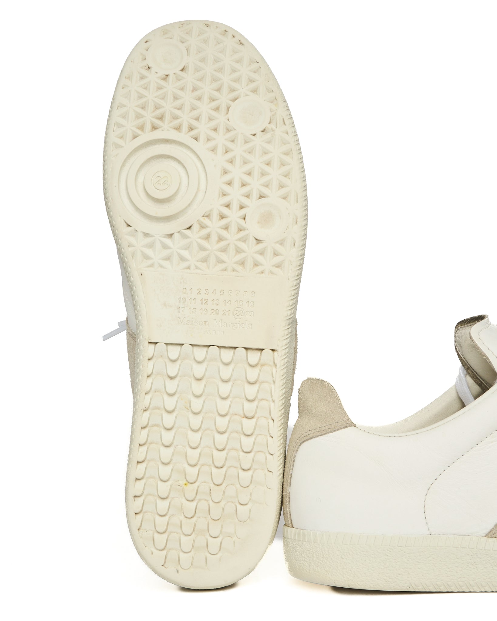 Maison Margiela White Tonal Replica Sneakers