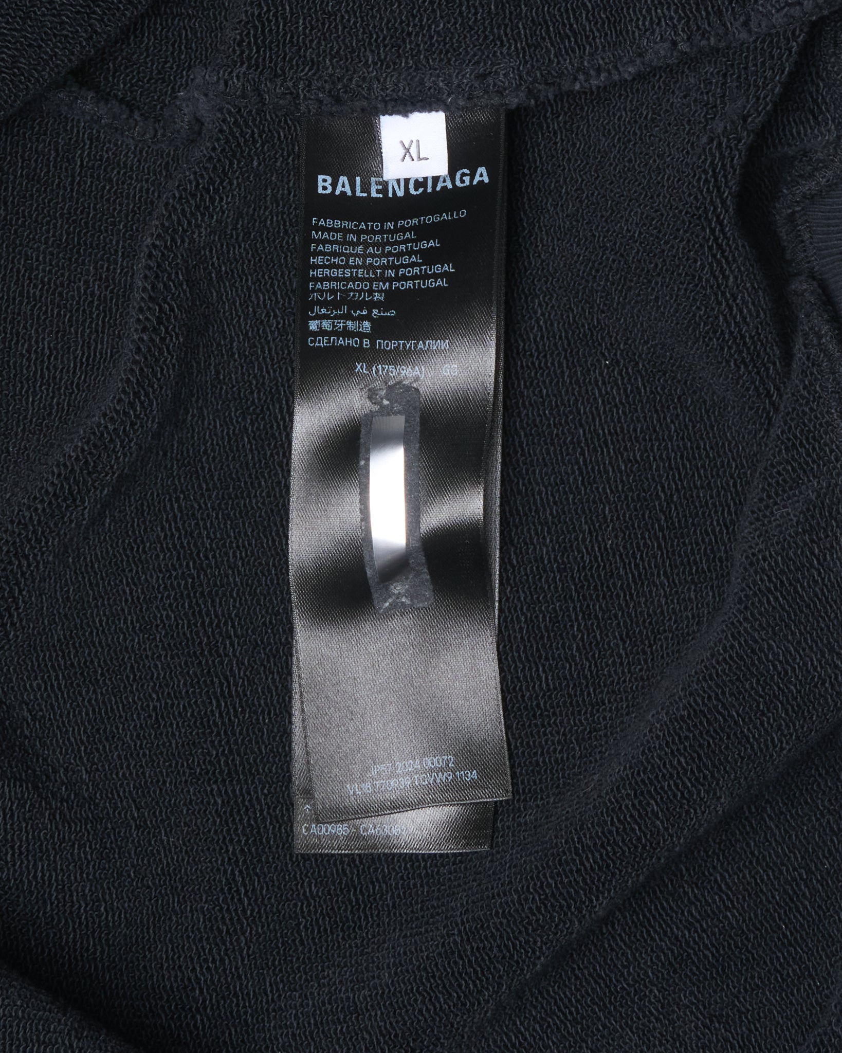 S/S24 Balenciaga Burning Unity Zip-Up Hoodie