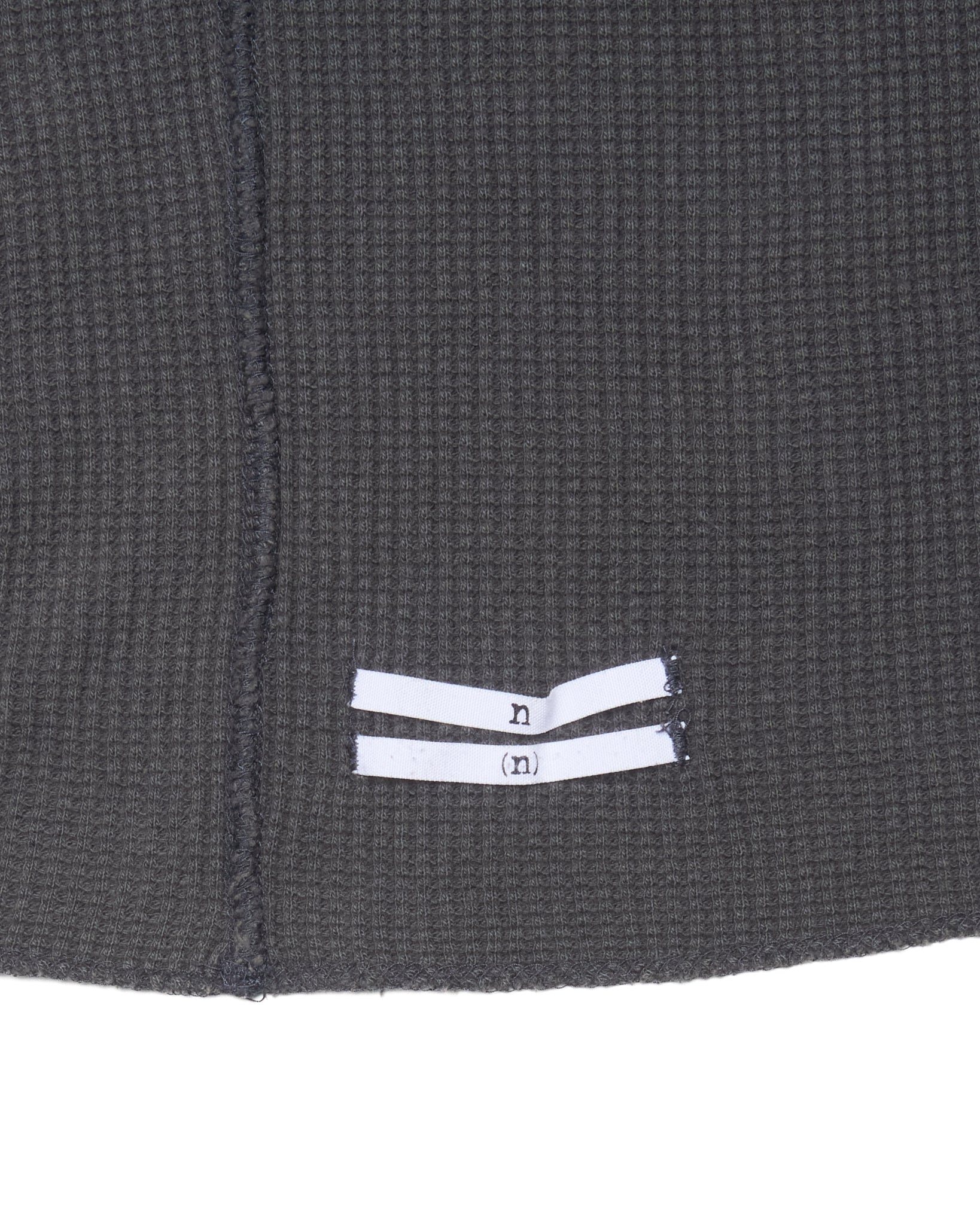 Number (N)ine Waffle Knit Long-Sleeve