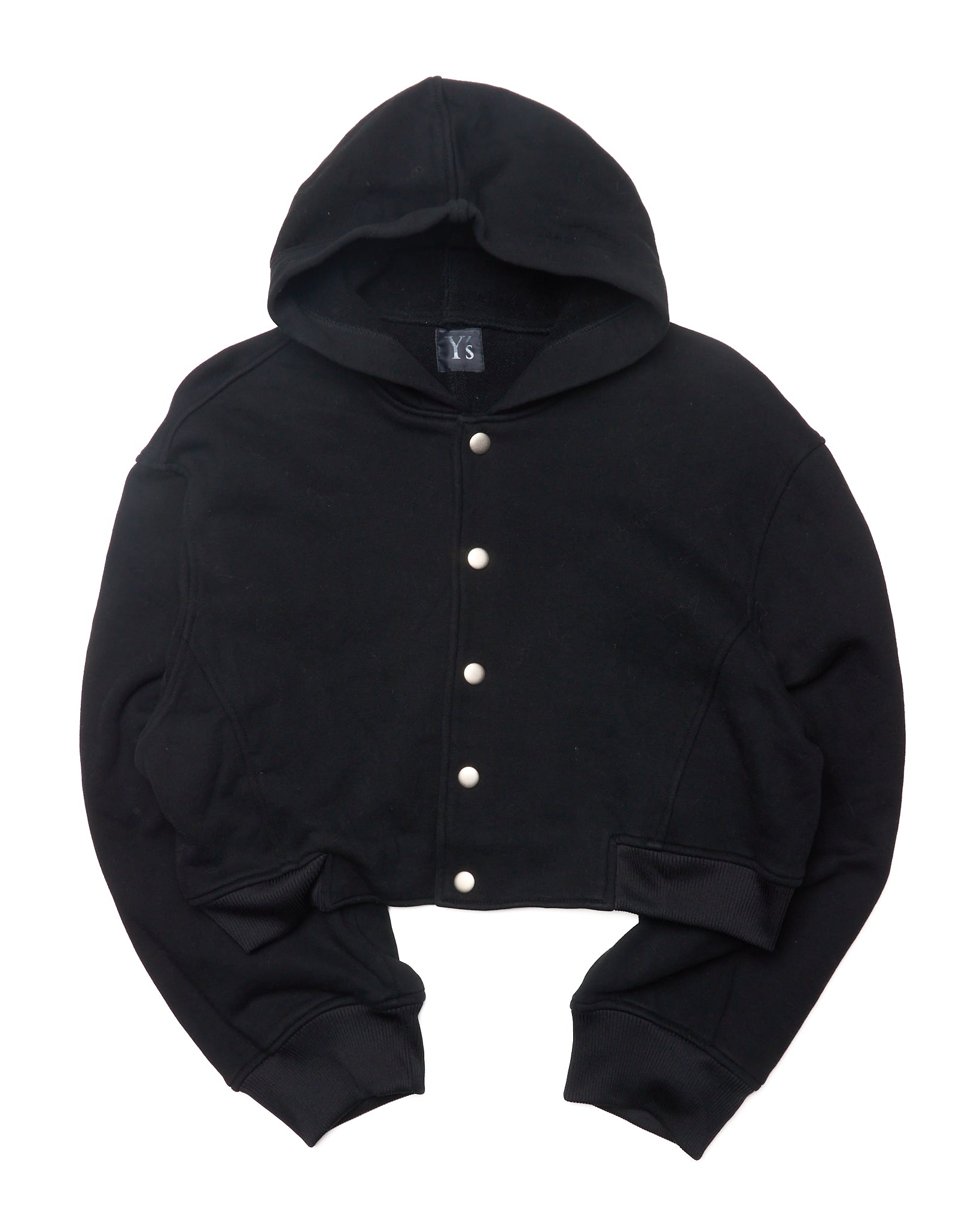 S/S12 Y's Cropped Hooded Varsity Jacket