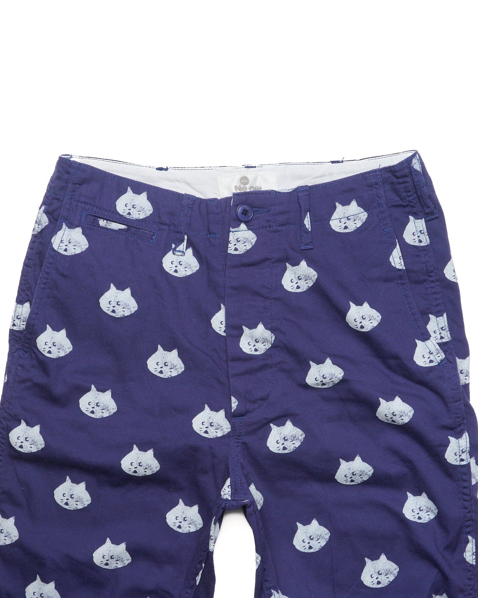 F/W14 Ne-Net Nya Face Print Cotton Pants