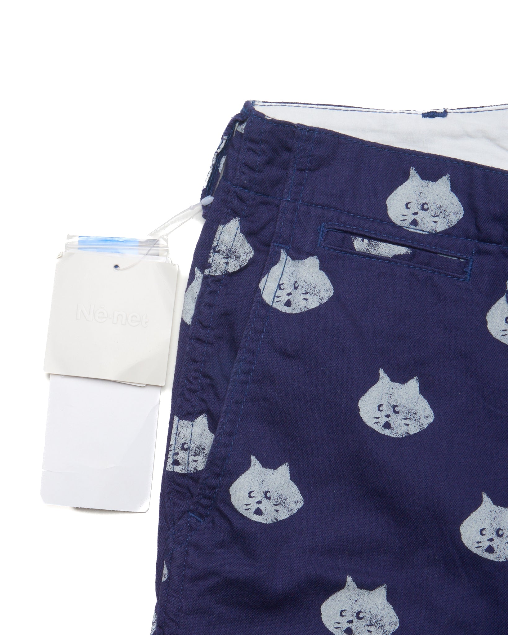 F/W14 Ne-Net Nya Face Print Cotton Pants