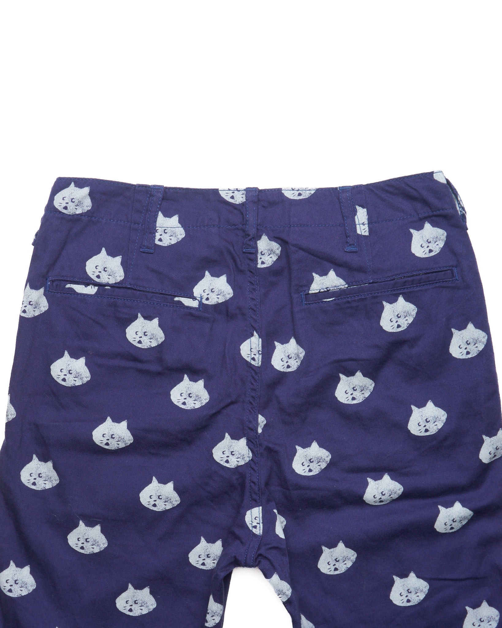 F/W14 Ne-Net Nya Face Print Cotton Pants