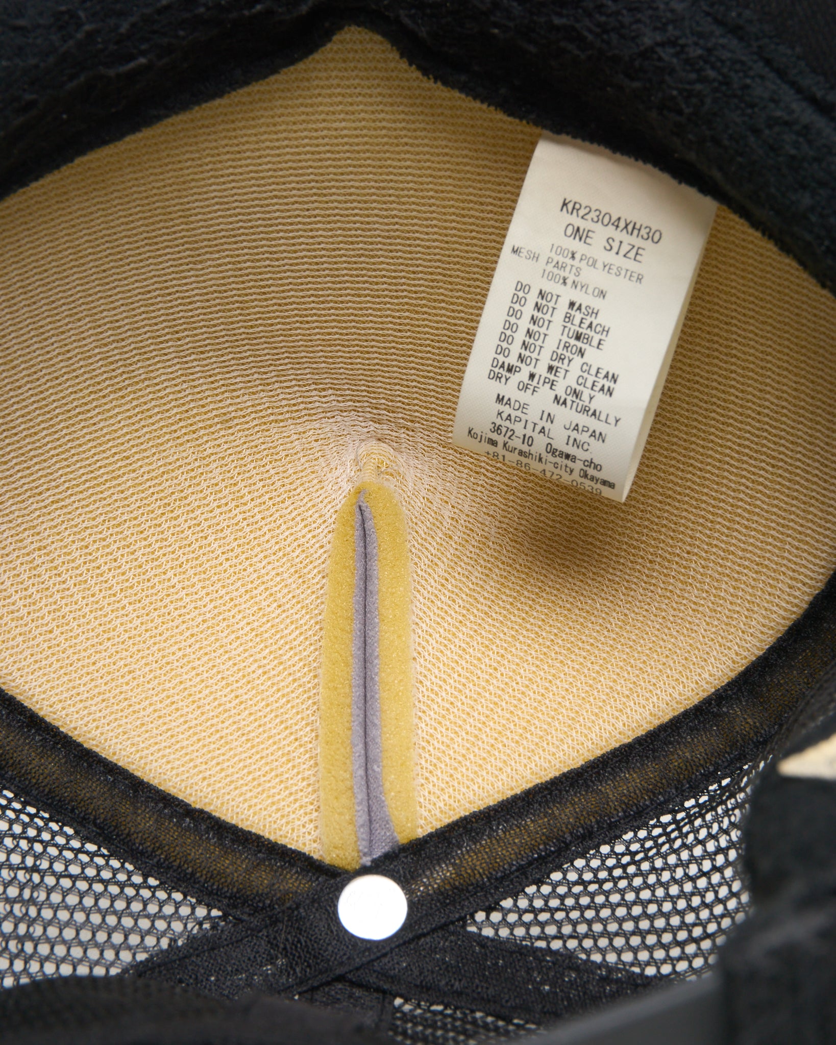 Kapital Kountry Dirty Shrink Trucker Cap