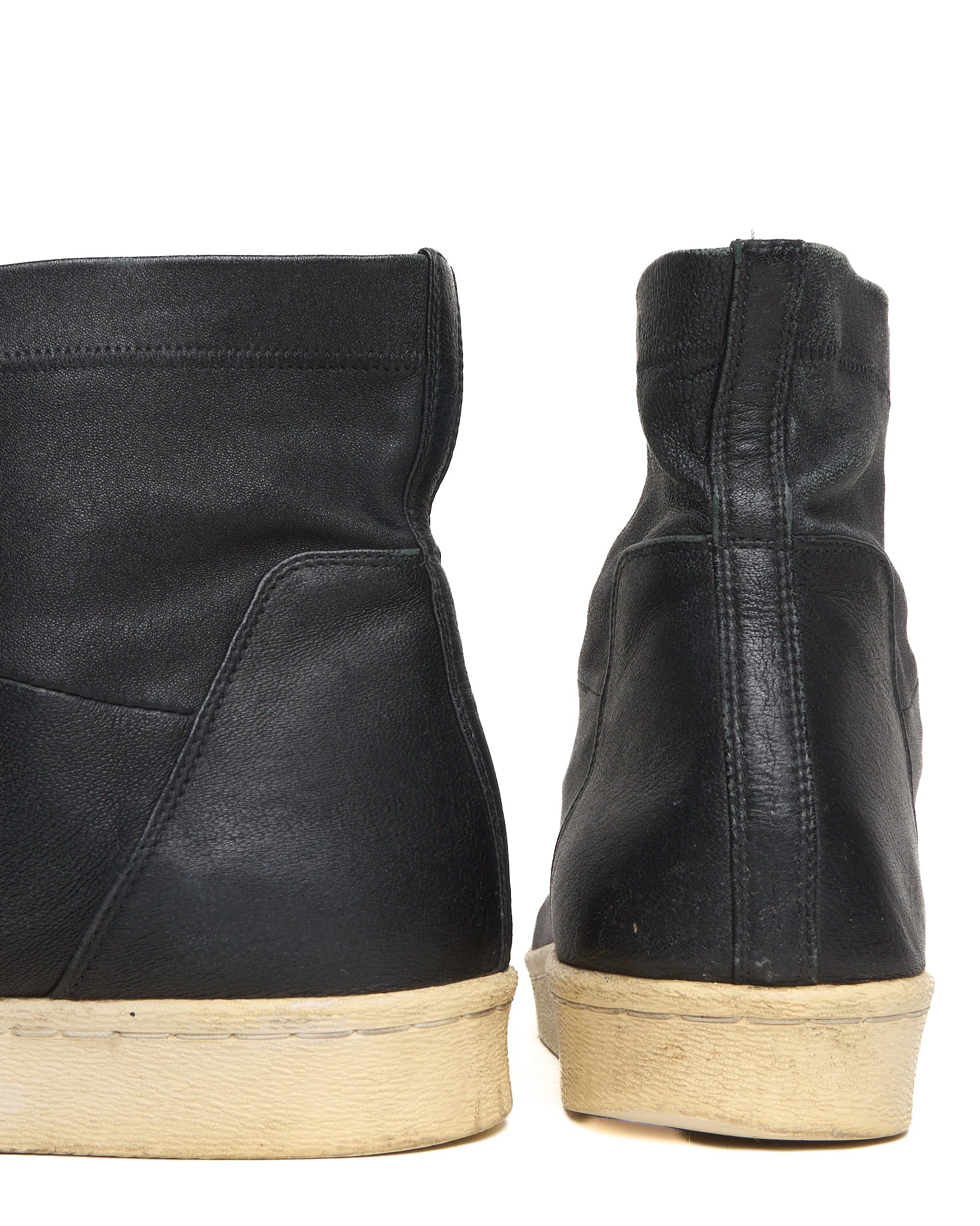 S/S15 Rick Owens x Adidas Superstar Leather Ankle Boots