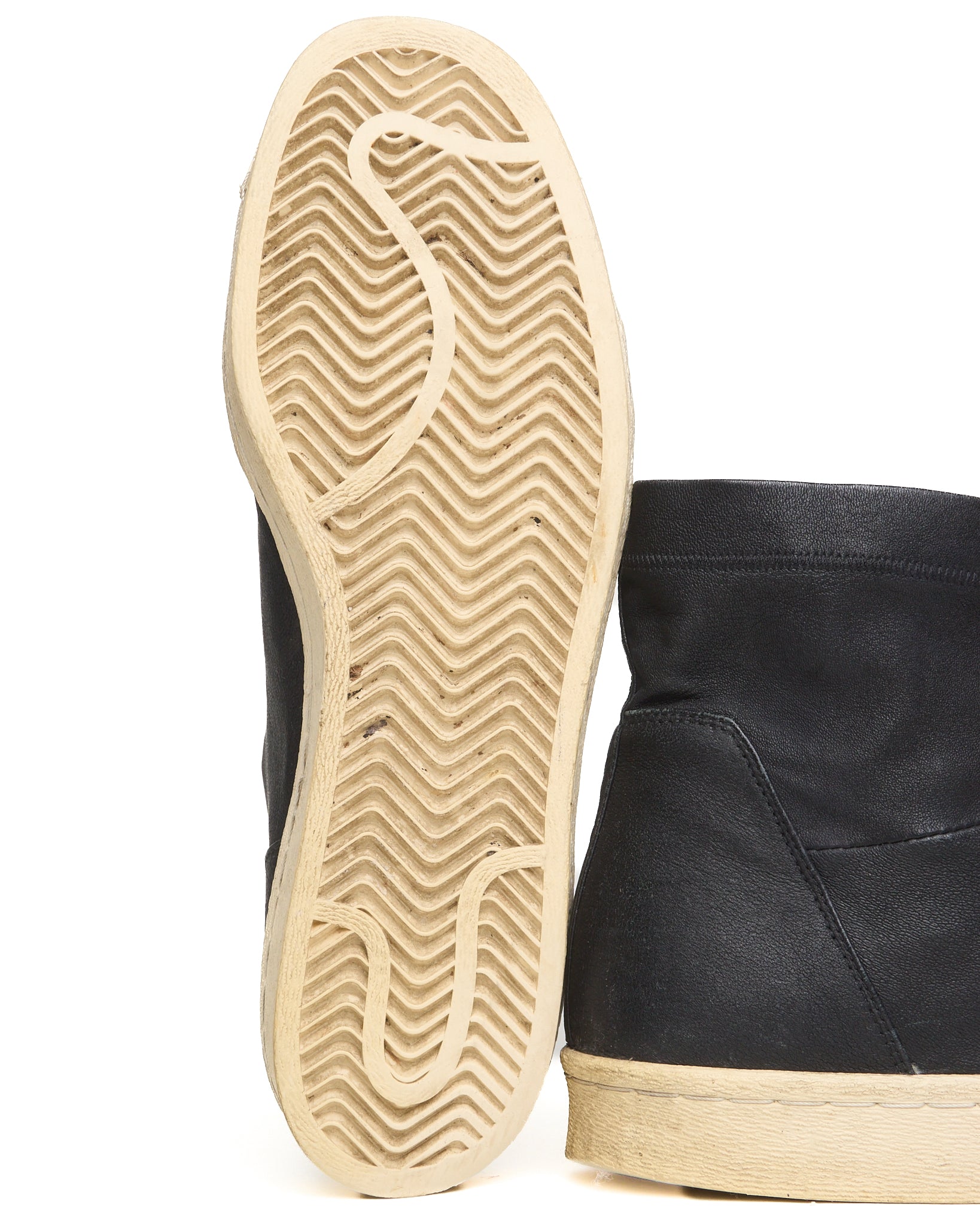 S/S15 Rick Owens x Adidas Superstar Leather Ankle Boots