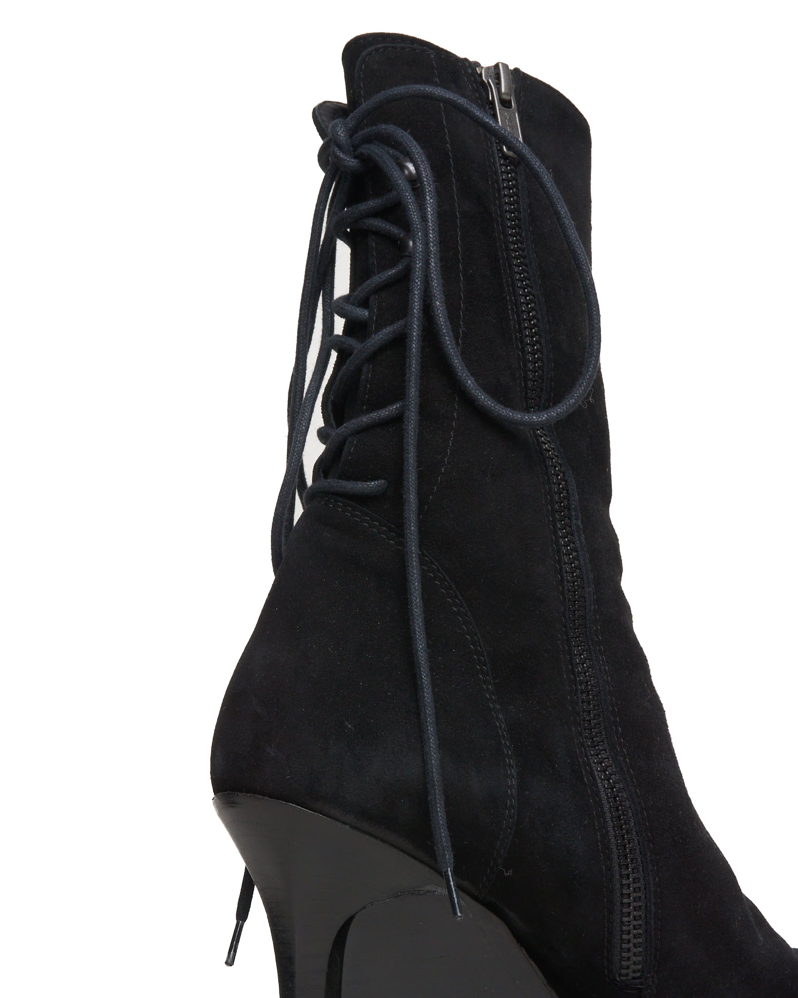 F/W10 Ann Demeulemeester Lace-Up Wedge Suede Boots