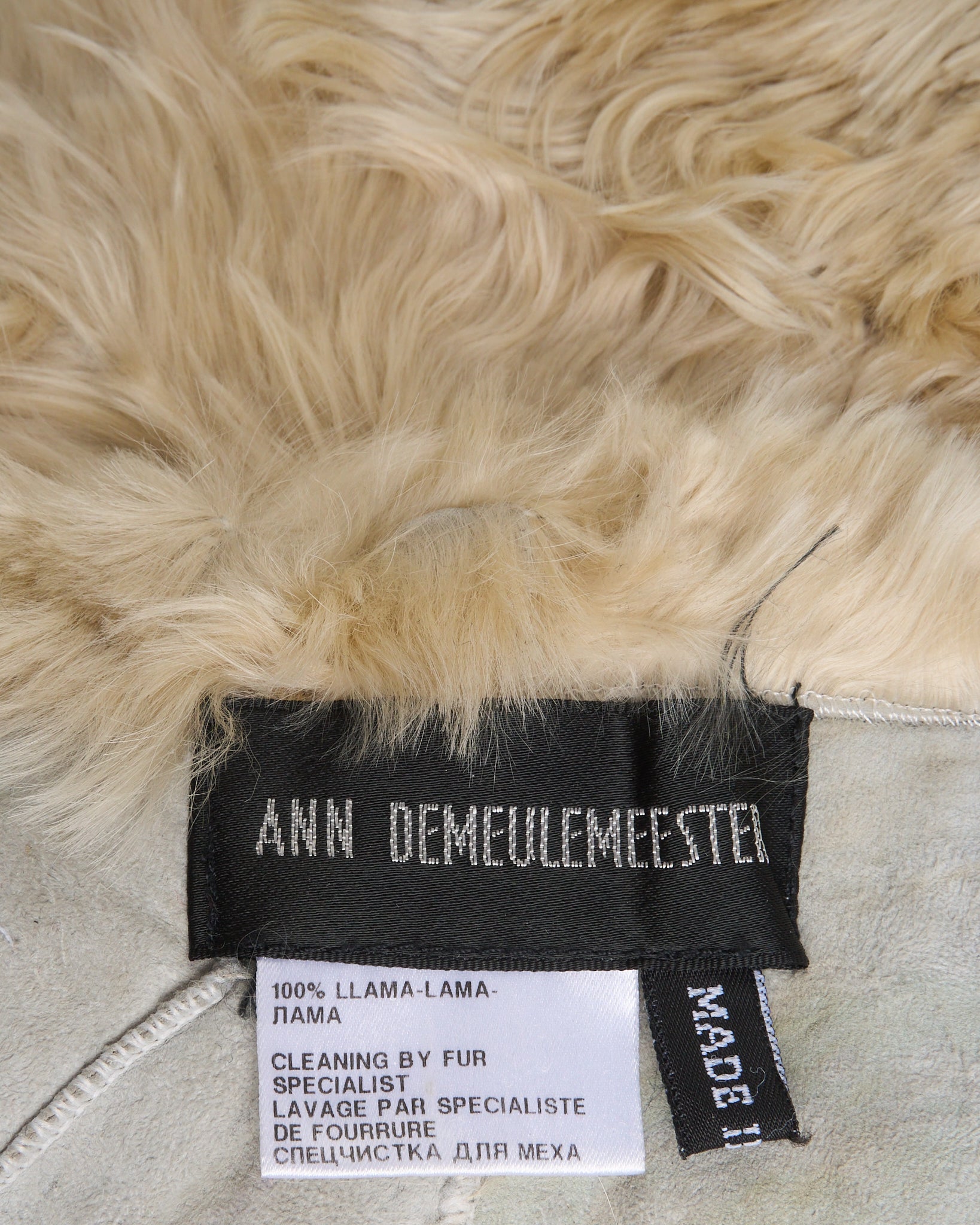 Ann Demeulemeester Fur Scarf