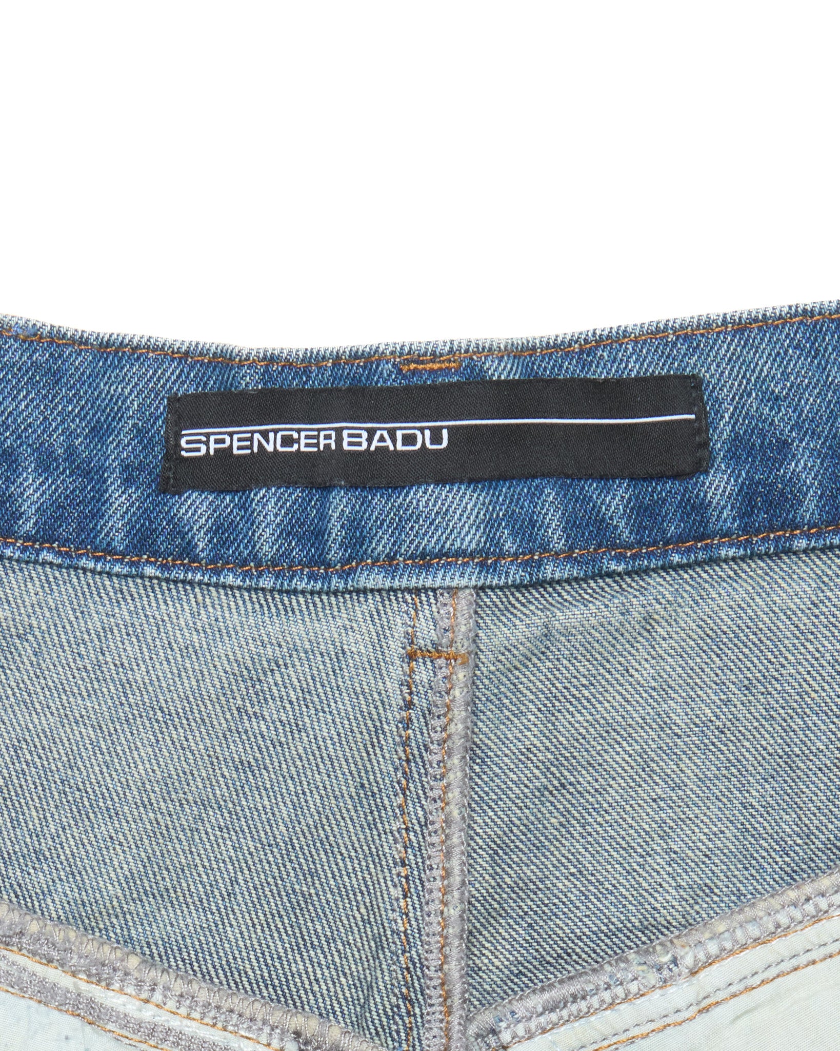 Spencer Badu Buttoned Panel Baggy Denim