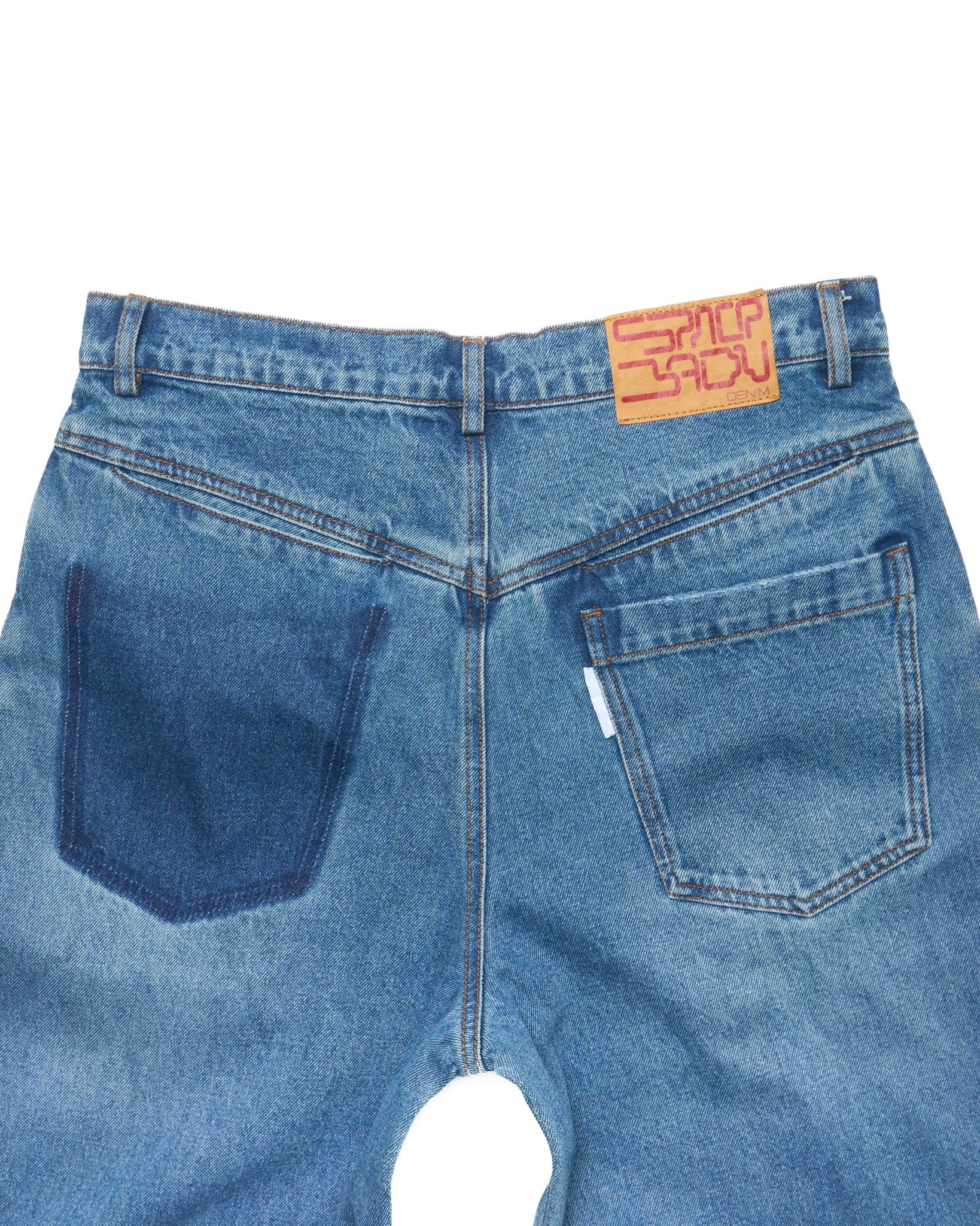 Spencer Badu Buttoned Panel Baggy Denim