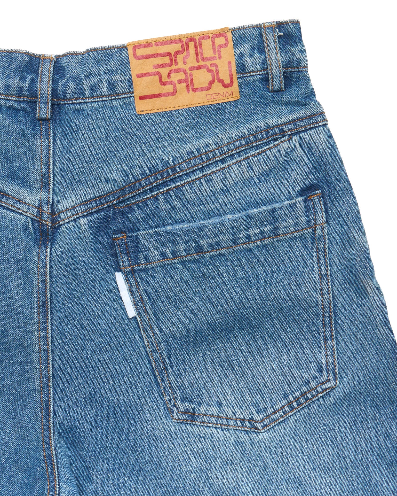 Spencer Badu Buttoned Panel Baggy Denim