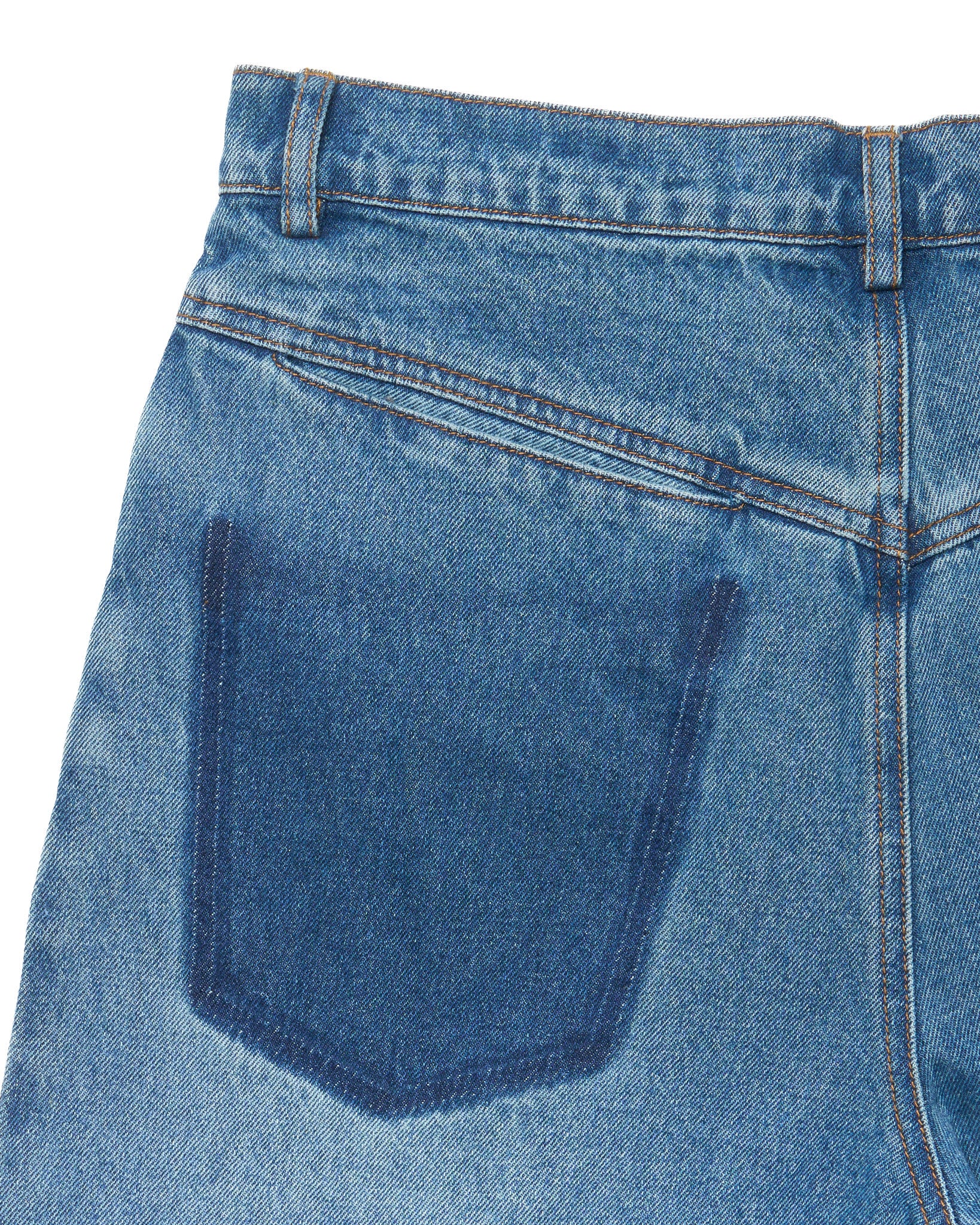 Spencer Badu Buttoned Panel Baggy Denim