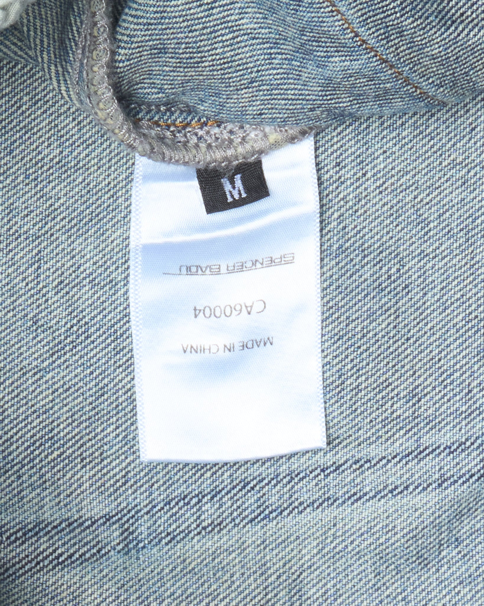 Spencer Badu Buttoned Panel Baggy Denim