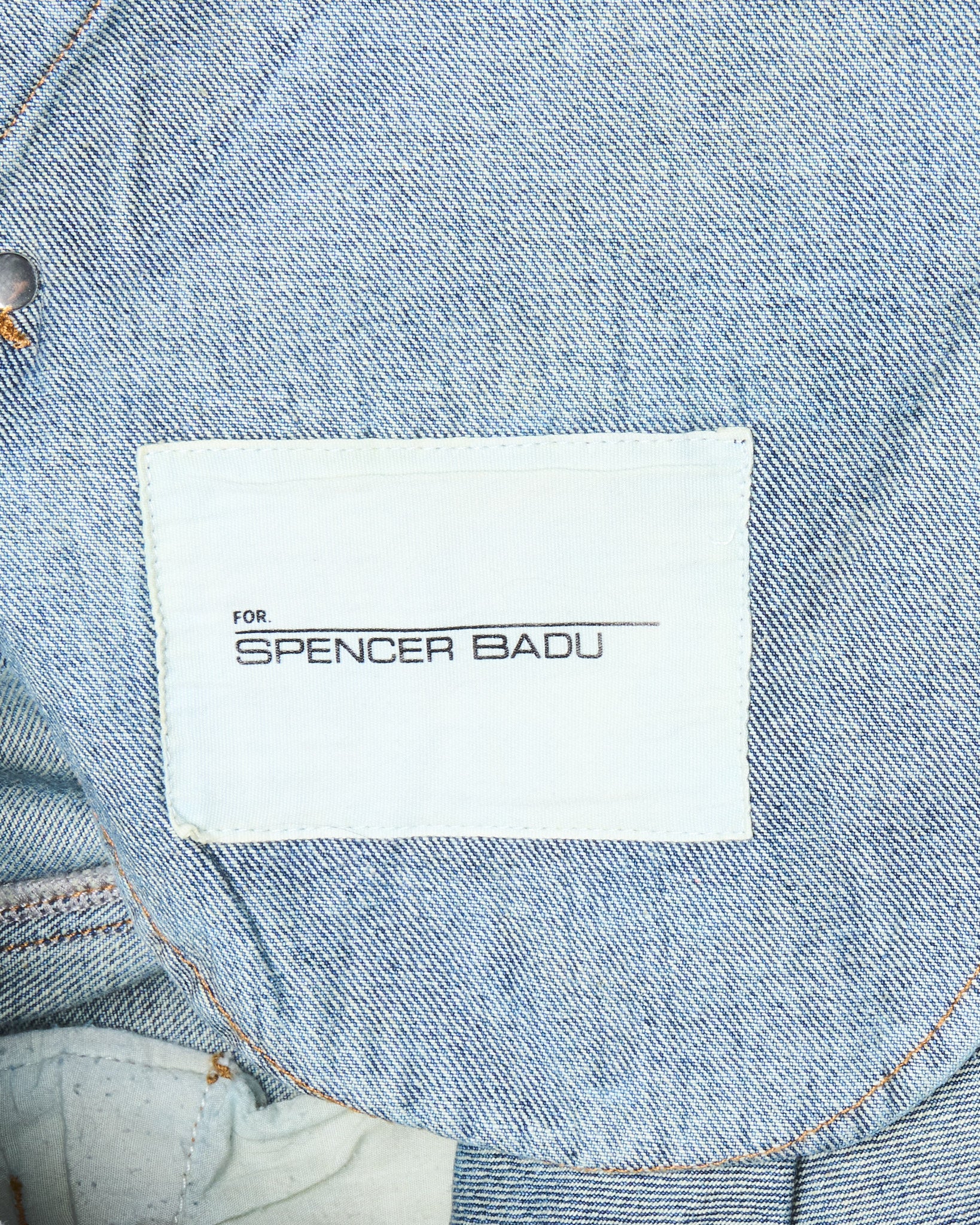 Spencer Badu Buttoned Panel Baggy Denim