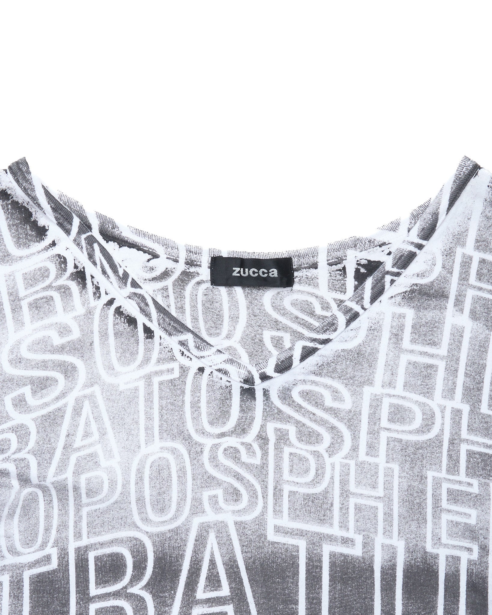 Mid 00s CABANE de ZUCCa Typography T-Shirt