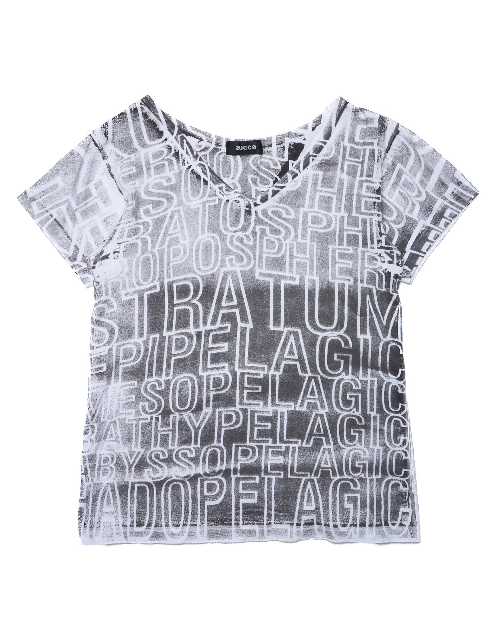 Mid 00s CABANE de ZUCCa Typography T-Shirt