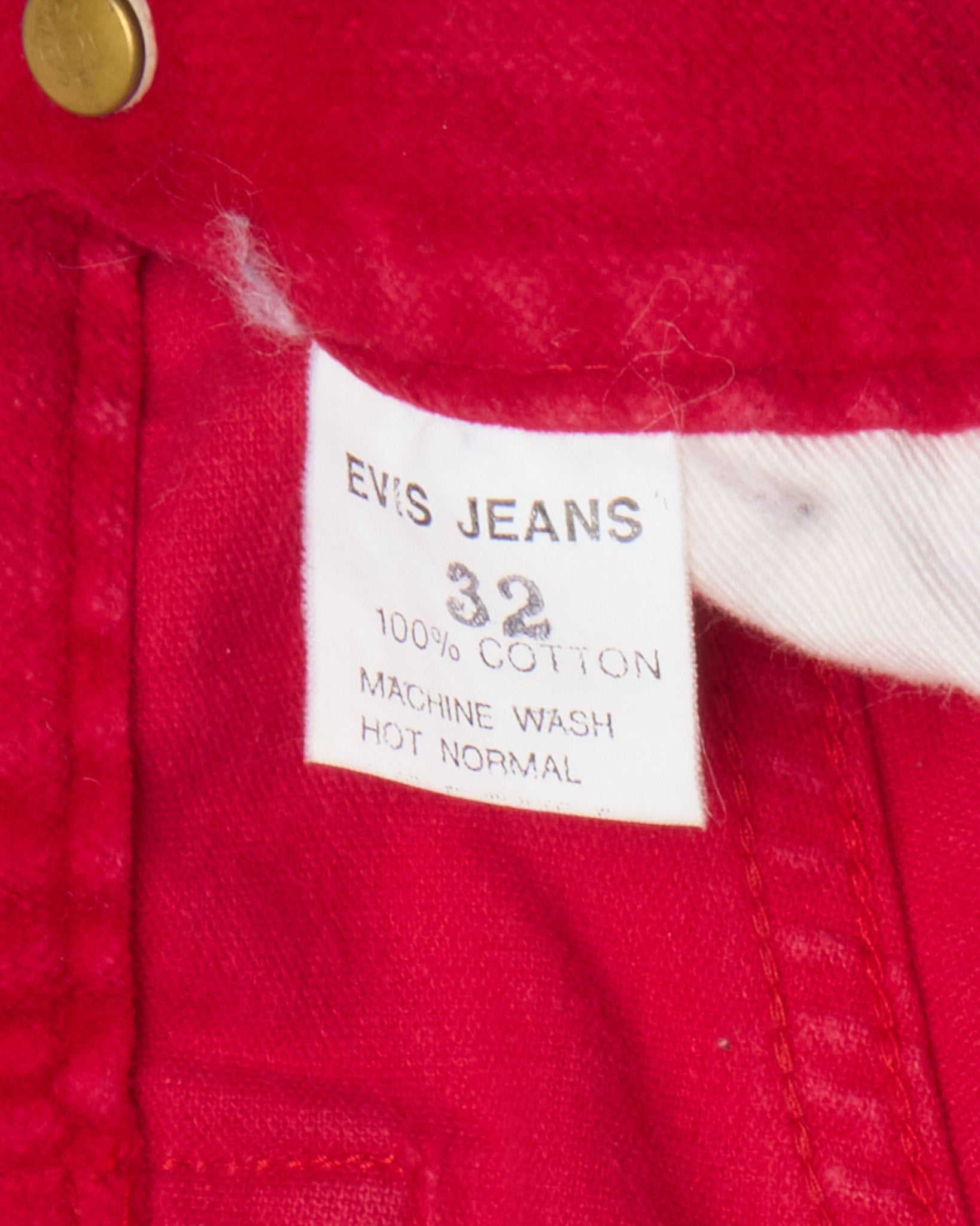 Early 90s EVIS Hand-Paint Seagull Velour Bondage Pants