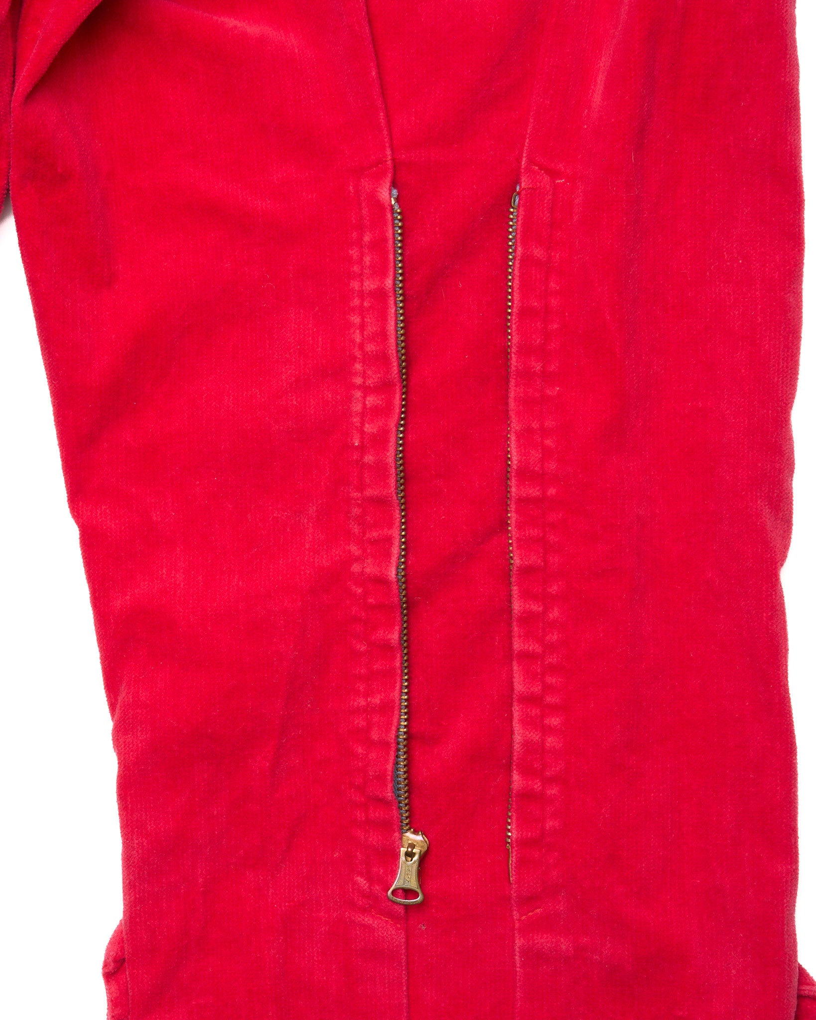 Early 90s EVIS Hand-Paint Seagull Velour Bondage Pants