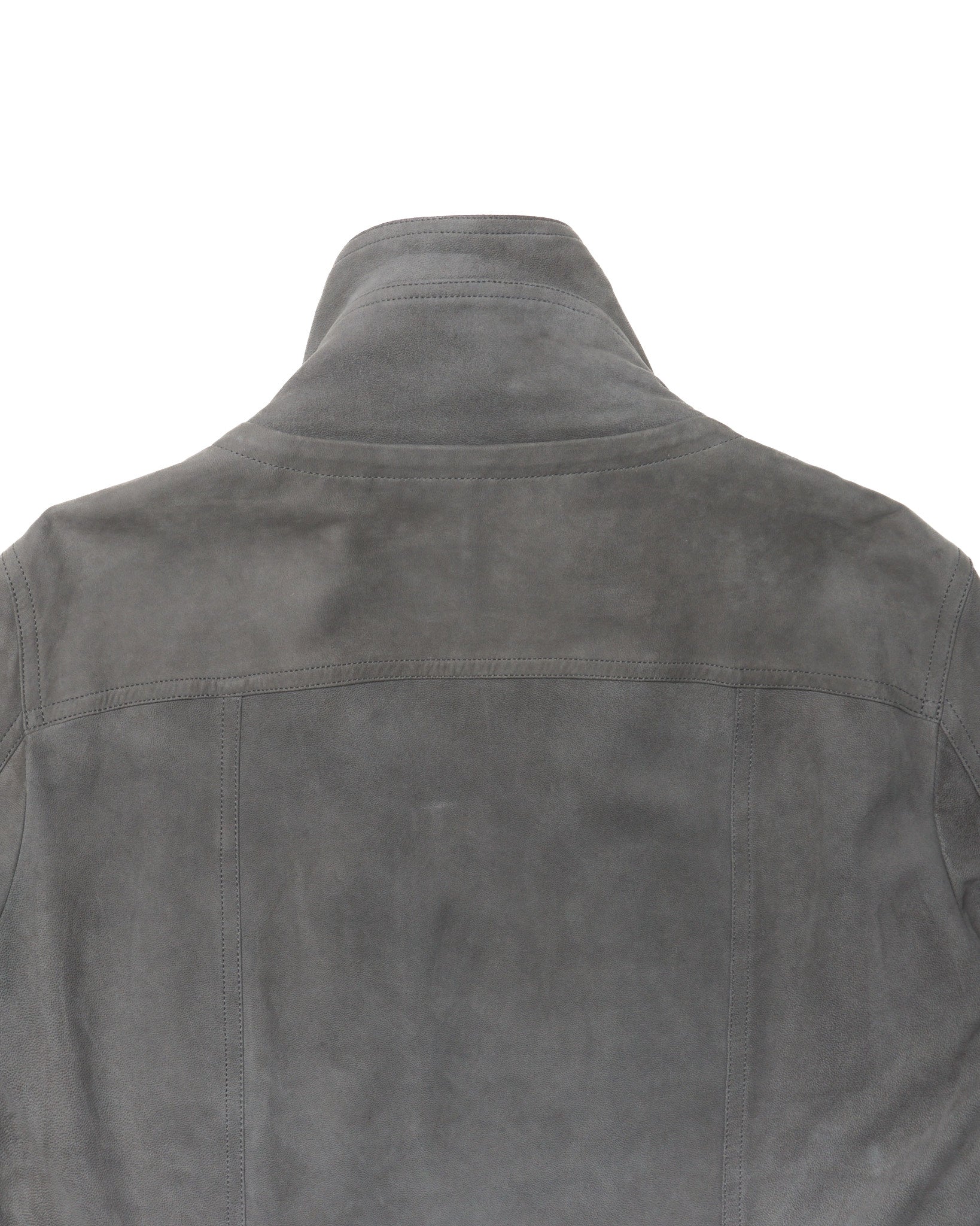S/S15 Rick Owens Suede Geo Biker Jacket