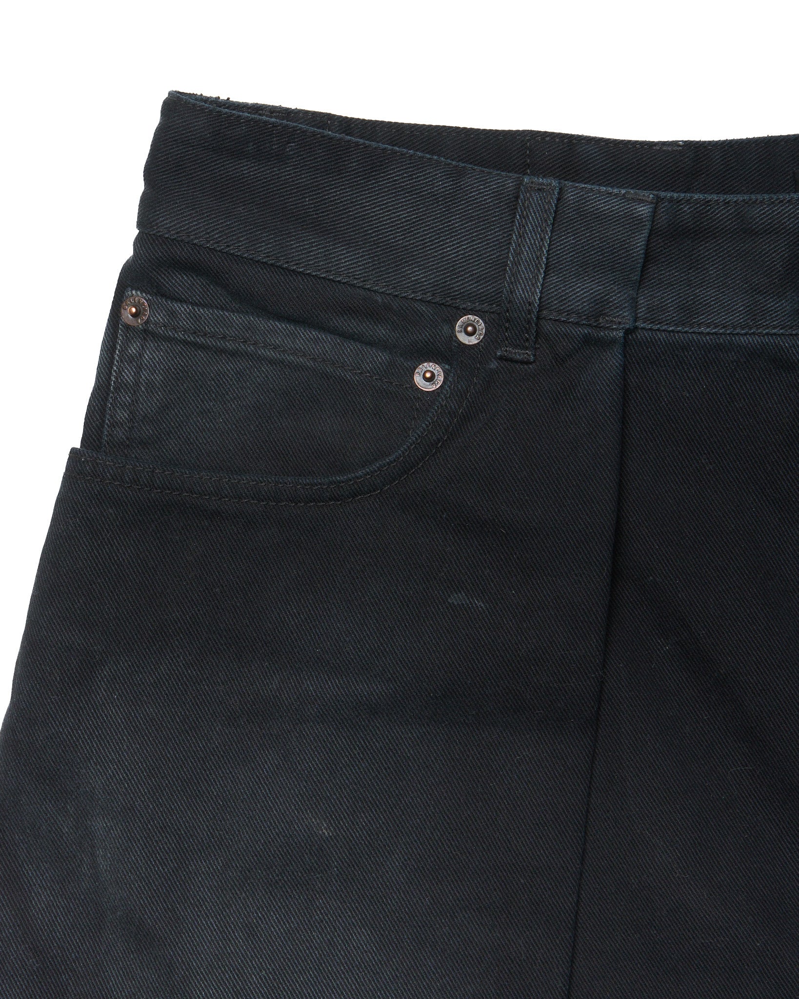 Balenciaga Double Waist Layered Denim