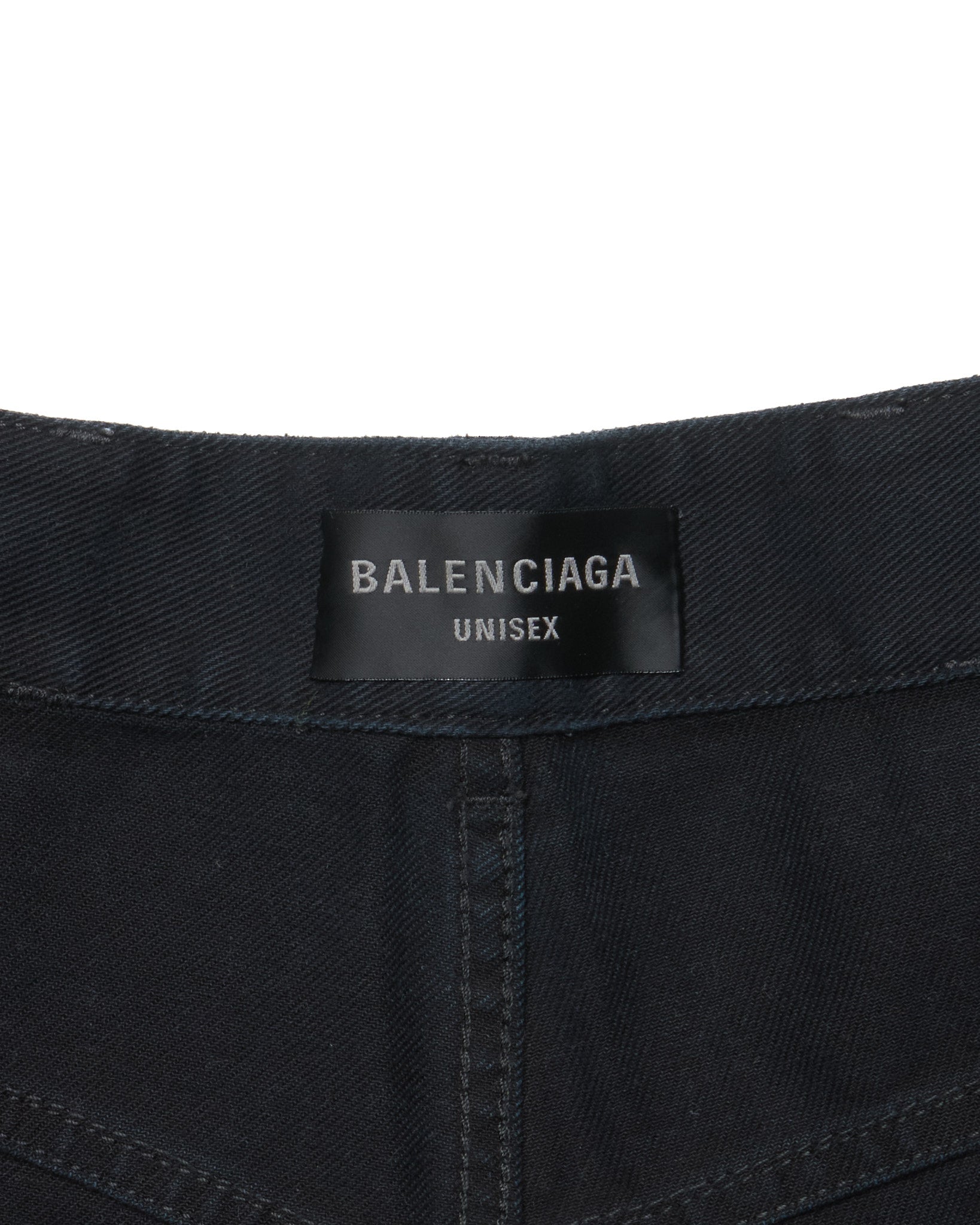 Balenciaga Double Waist Layered Denim