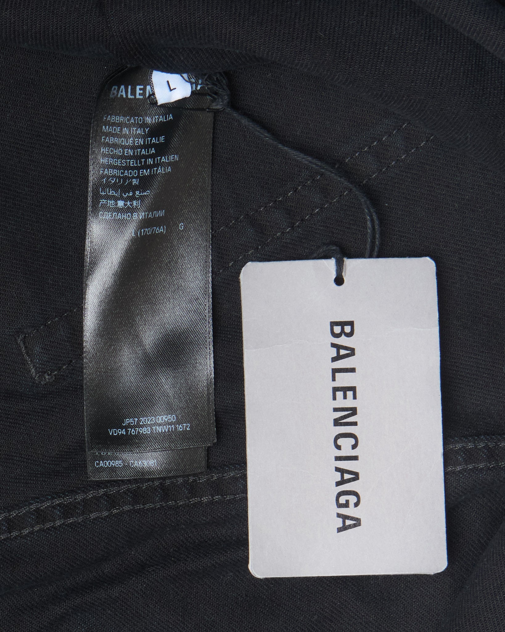Balenciaga Double Waist Layered Denim