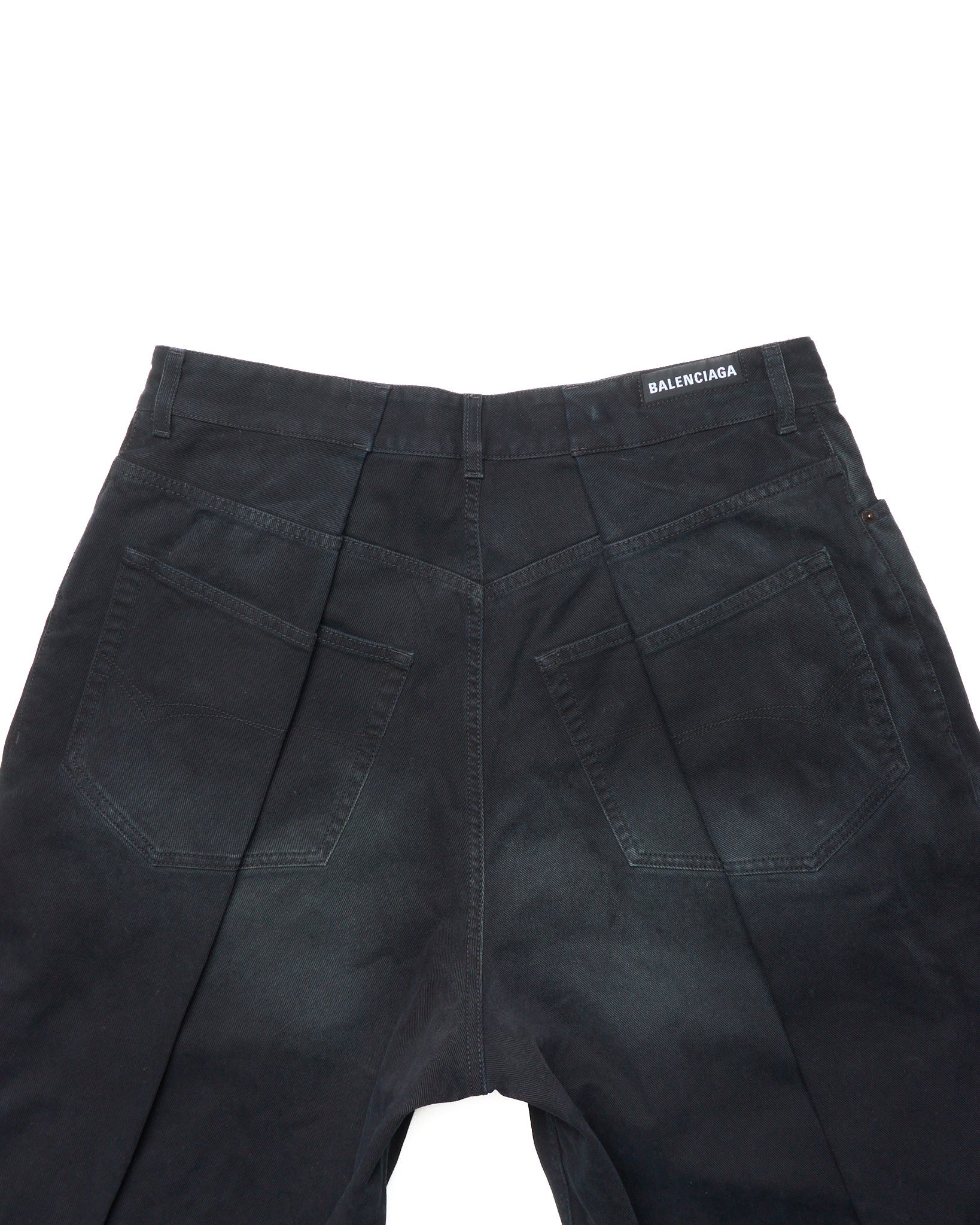 Balenciaga Double Waist Layered Denim