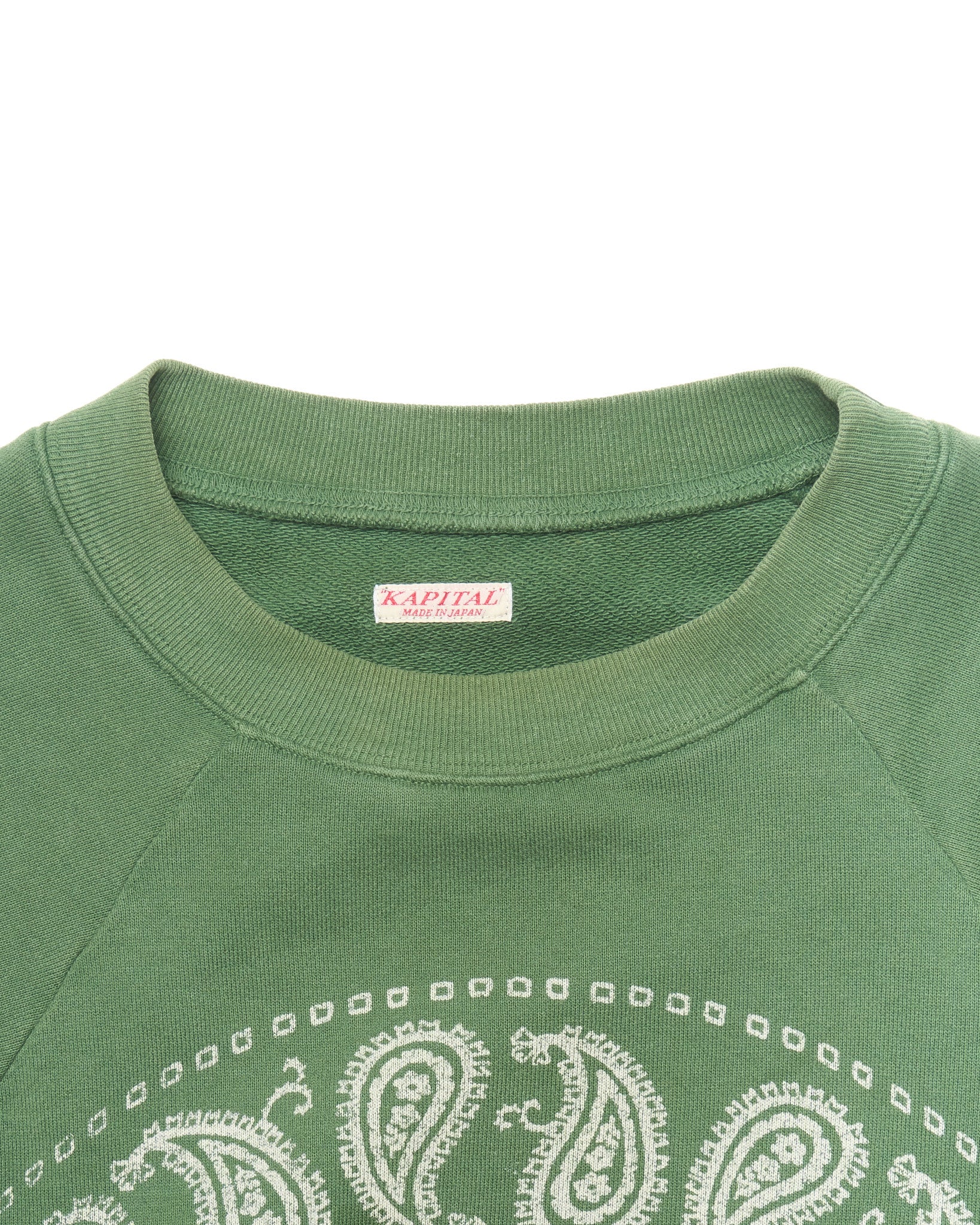 F/W20 Kapital Paisley Raglan Sweatshirt