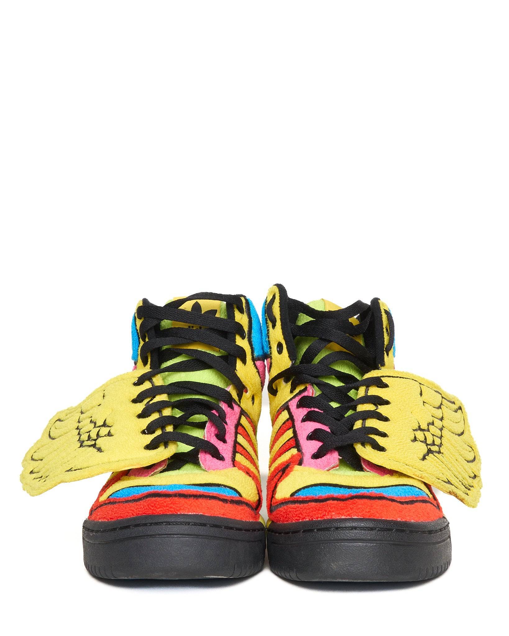 Jeremy Scott x Adidas Rainbow Winged Sneakers