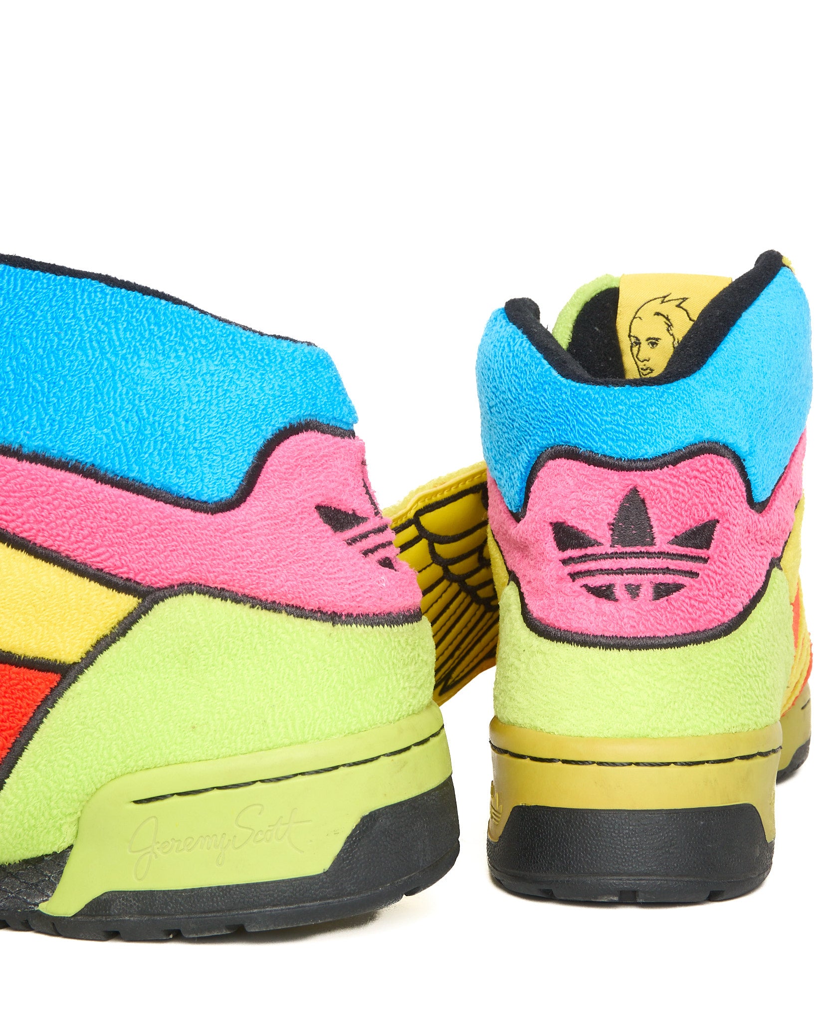Jeremy Scott x Adidas Rainbow Winged Sneakers