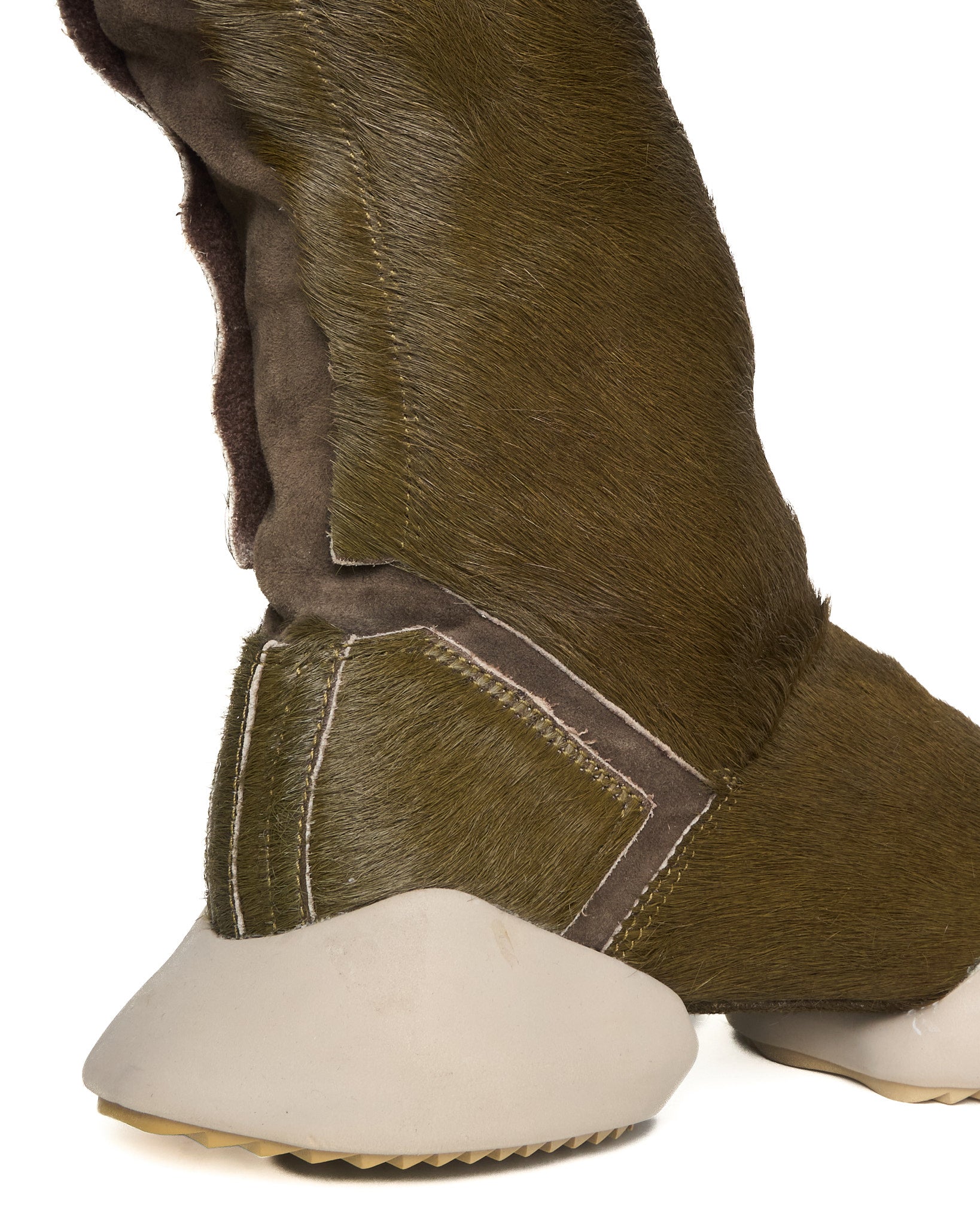 F/W15 Adidas by Rick Owens Pony hair Runner Stretch Boots Production Sample