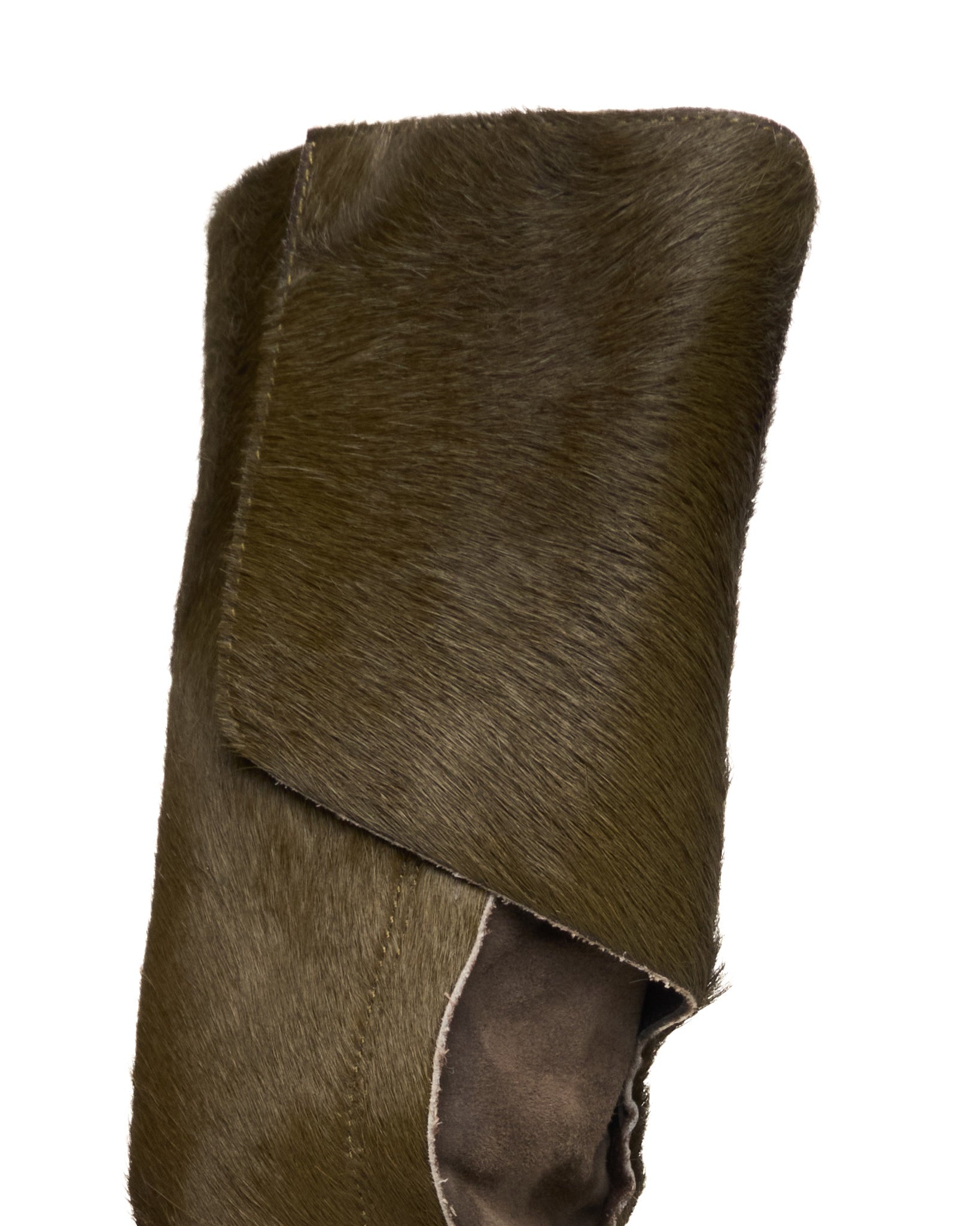 F/W15 Adidas by Rick Owens Pony hair Runner Stretch Boots Production Sample