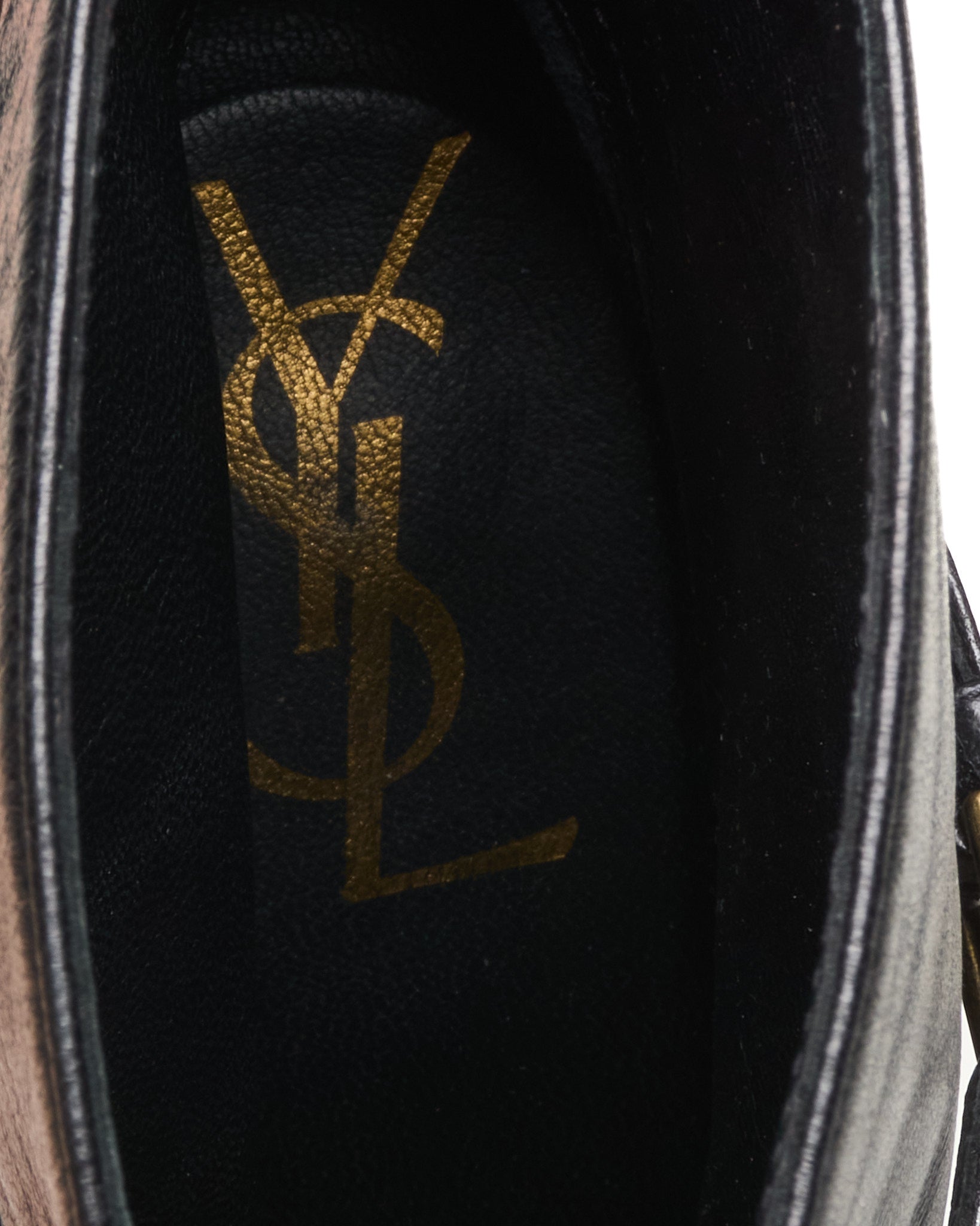 Late 2010s Saint Laurent Buckle Strap Ankle Boot