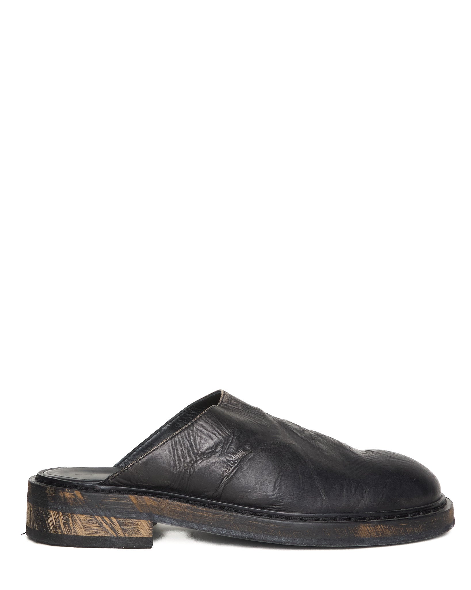 S/S17 Ann Demeulemeester Glace Nero Washed Convertible Boots