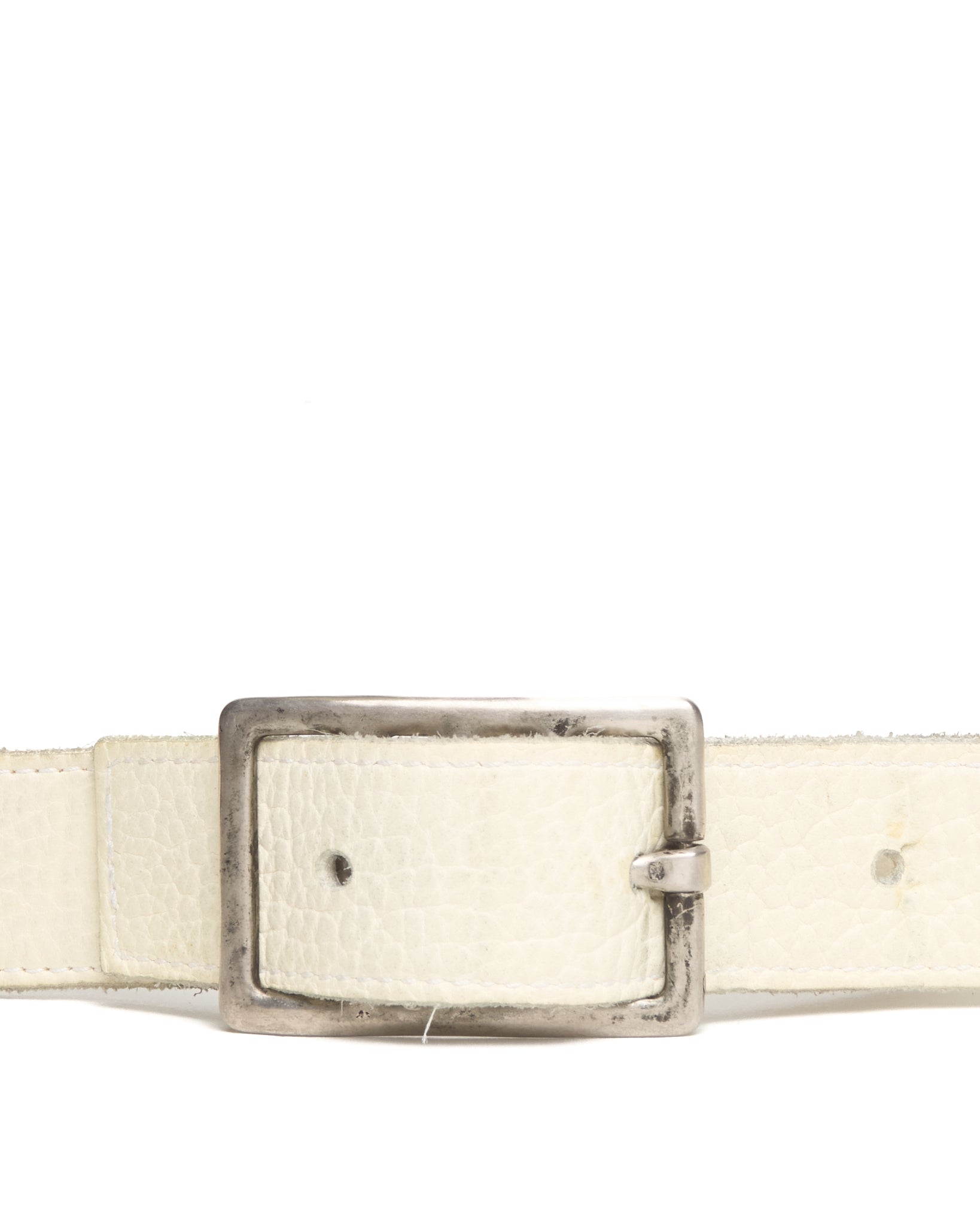 Carol Christian Poell Belt 'AM/2624-IN PABER-PTC/03' Bipolar Paper Dart Bison Leather Belt