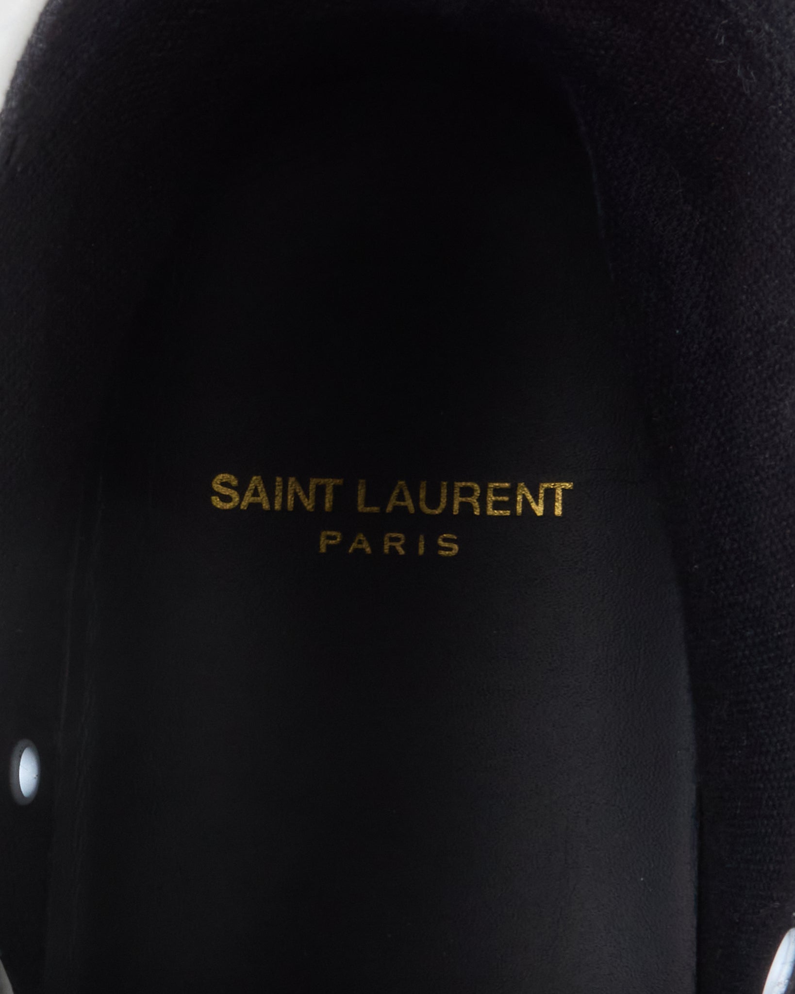 S/S21 Saint Laurent Paris High-Top Leather Sneakers