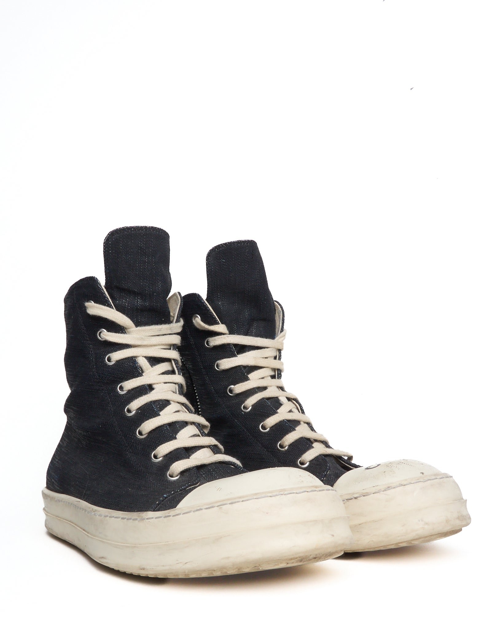 F/W25 Rick Owens DRKSHDW “SO CUNT” Ramones High Top Sneakers