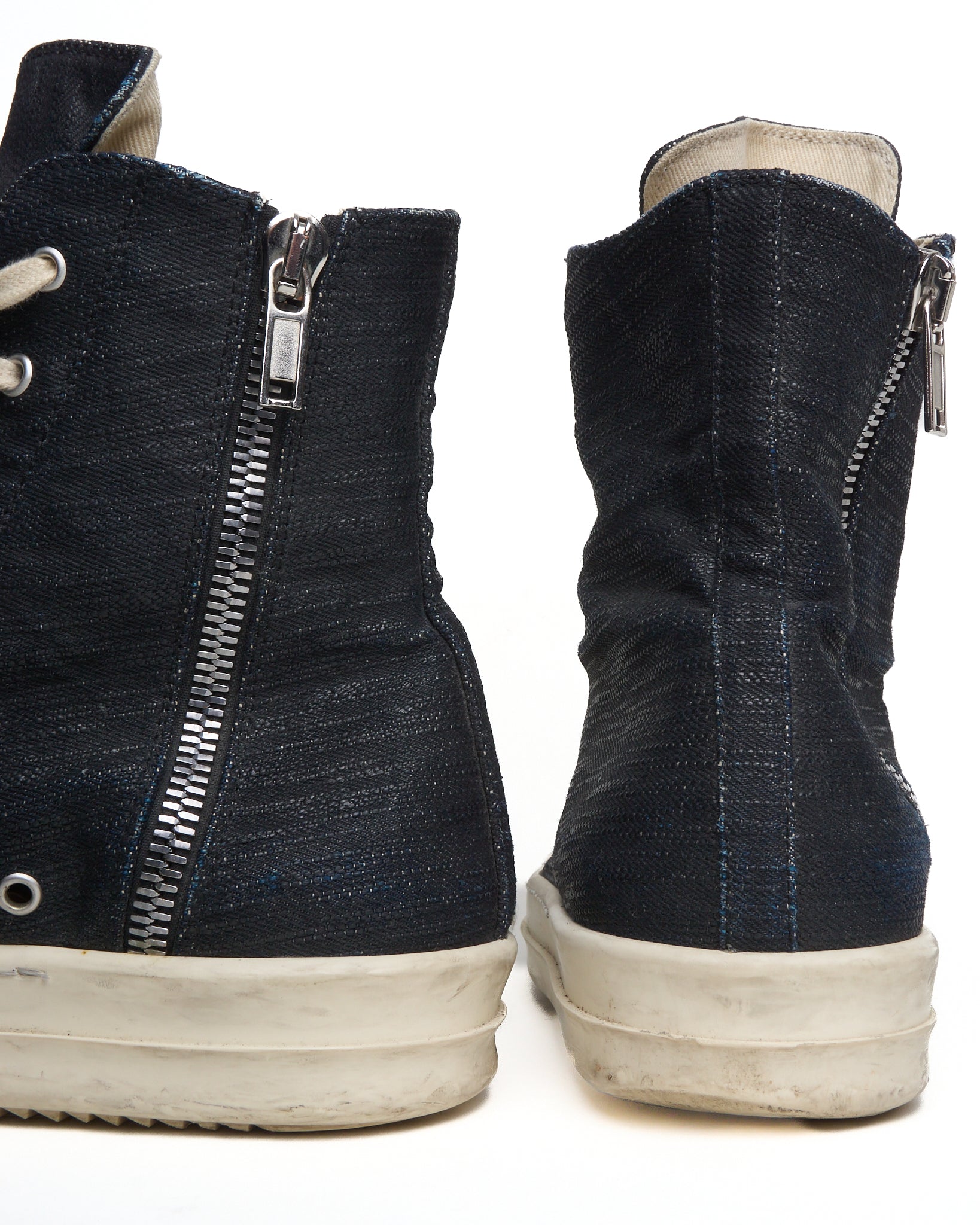 F/W25 Rick Owens DRKSHDW “SO CUNT” Ramones High Top Sneakers