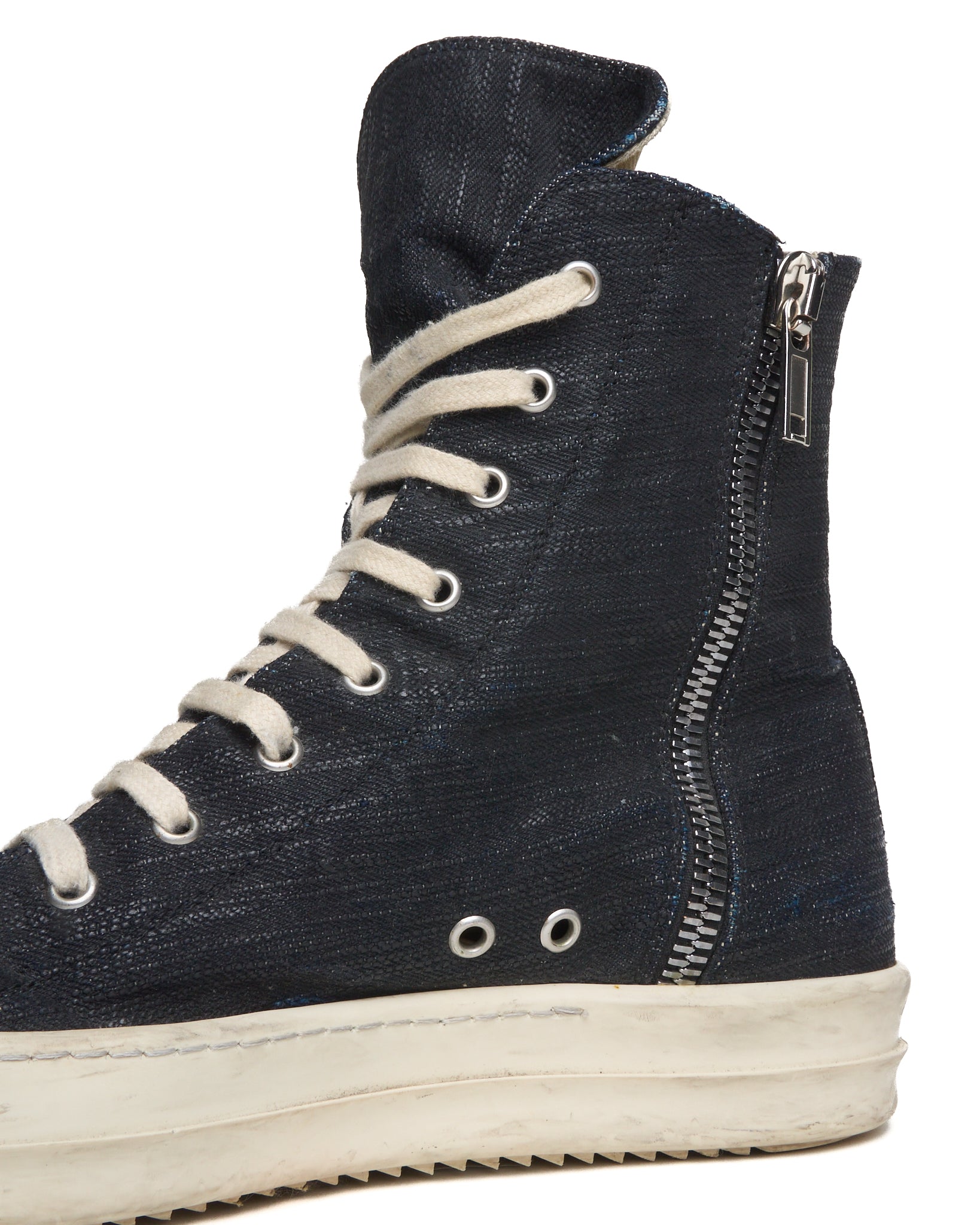 F/W25 Rick Owens DRKSHDW “SO CUNT” Ramones High Top Sneakers