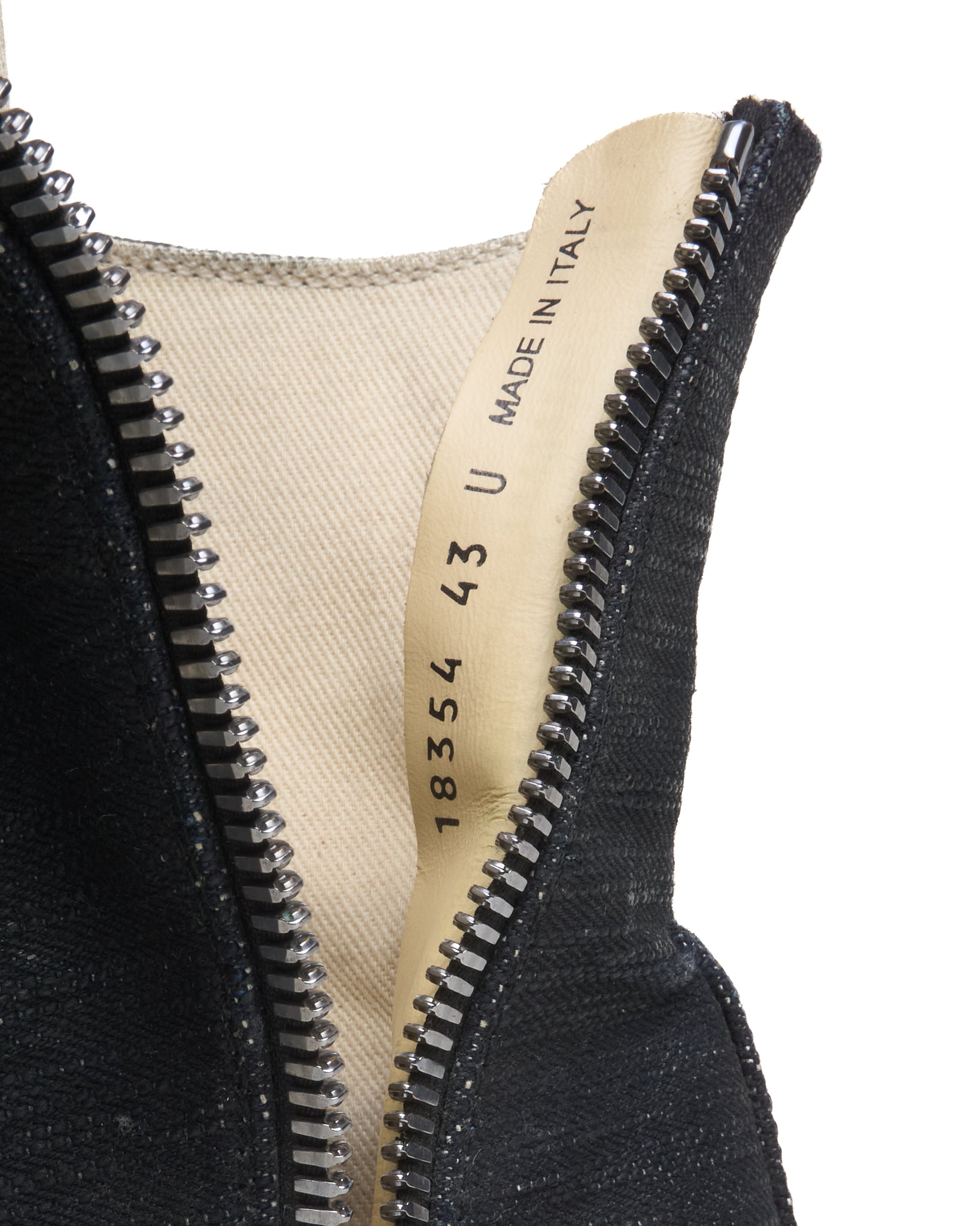 F/W25 Rick Owens DRKSHDW “SO CUNT” Ramones High Top Sneakers