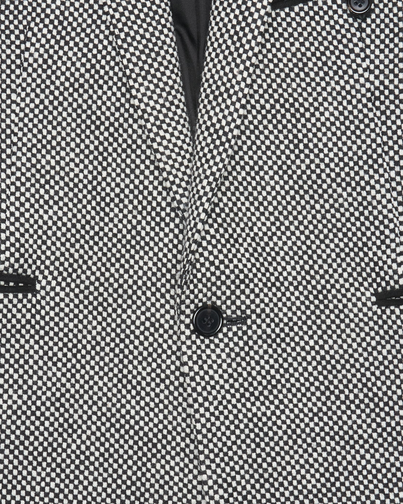 Mid 2010s Saint Laurent Paris Suede Trim Wool Blend Blazer