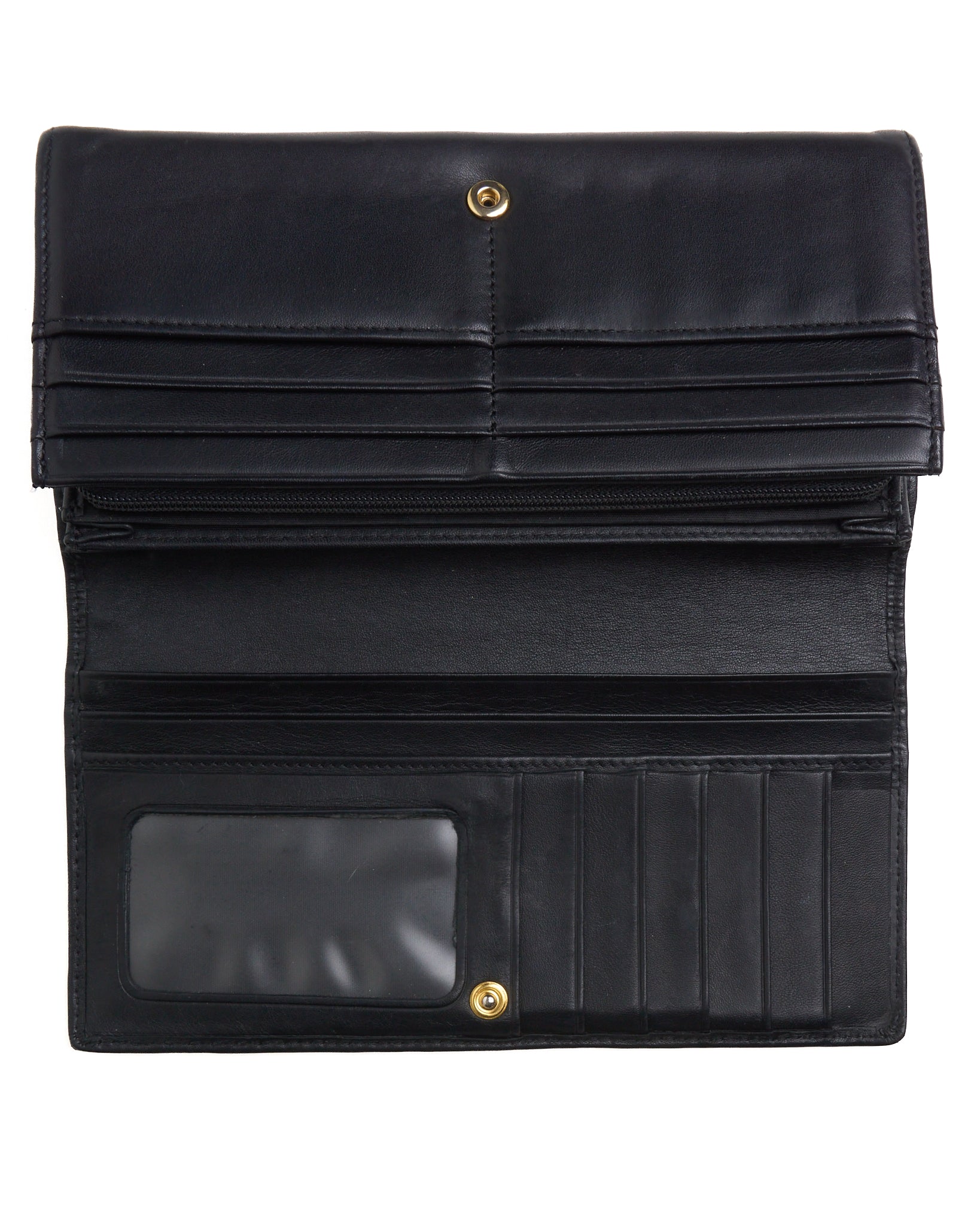 Vivienne Westwood Gold Orb Nappa Leather Long Wallet