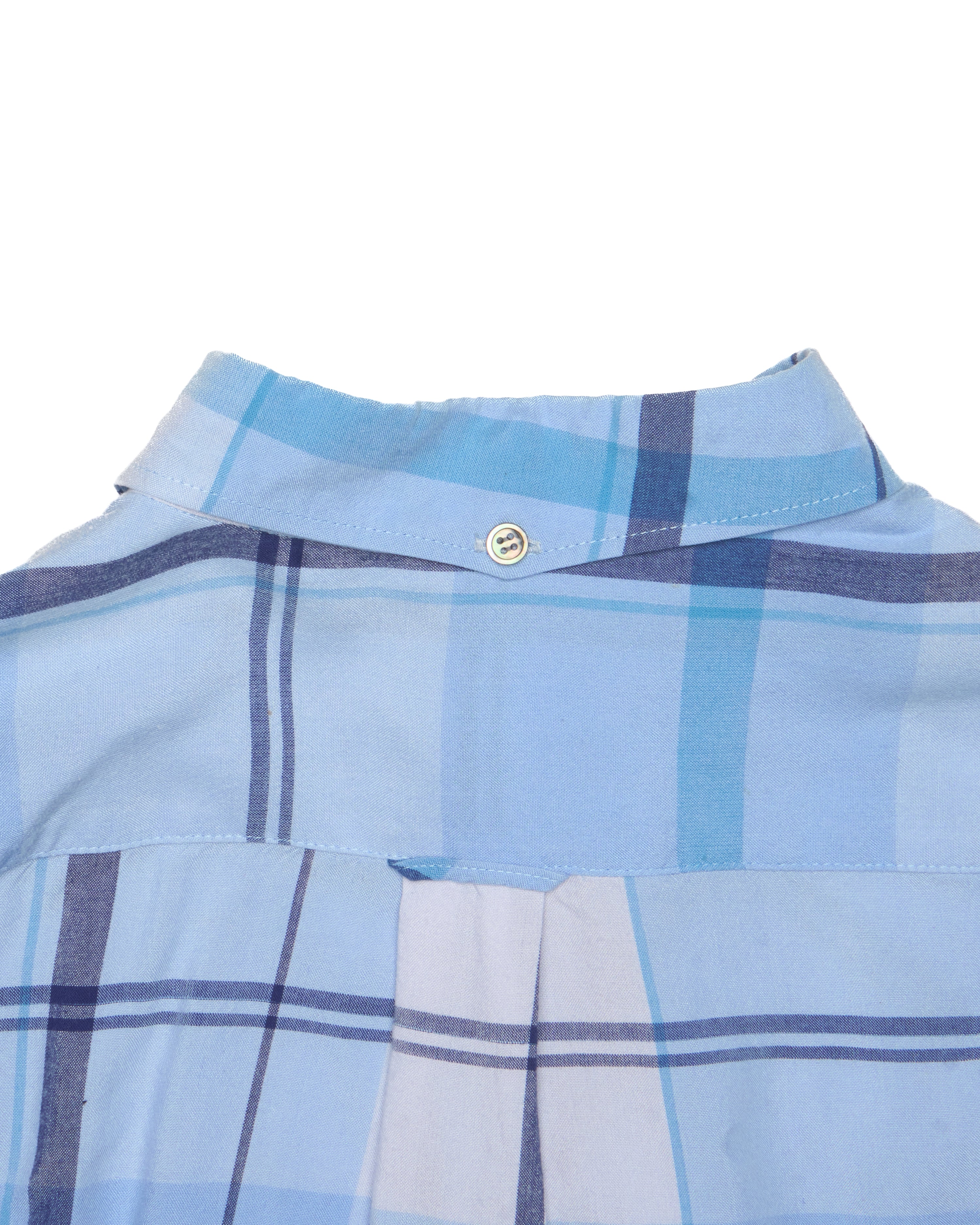 Early 00s Yohji Yamamoto POUR HOMME Plaid Button Up