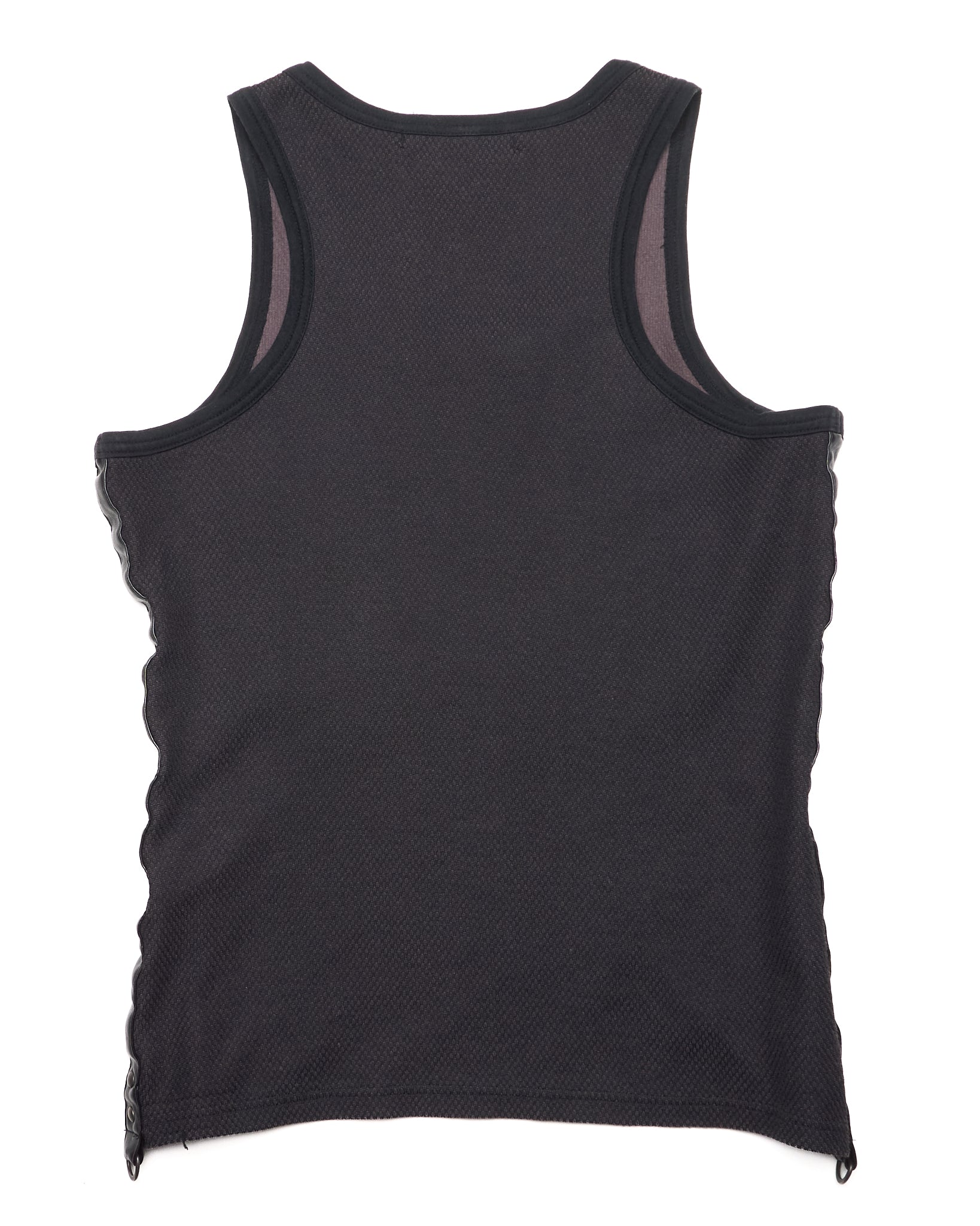 5351 Pour Les Hommes Faux Leather Side-seam Tank Top