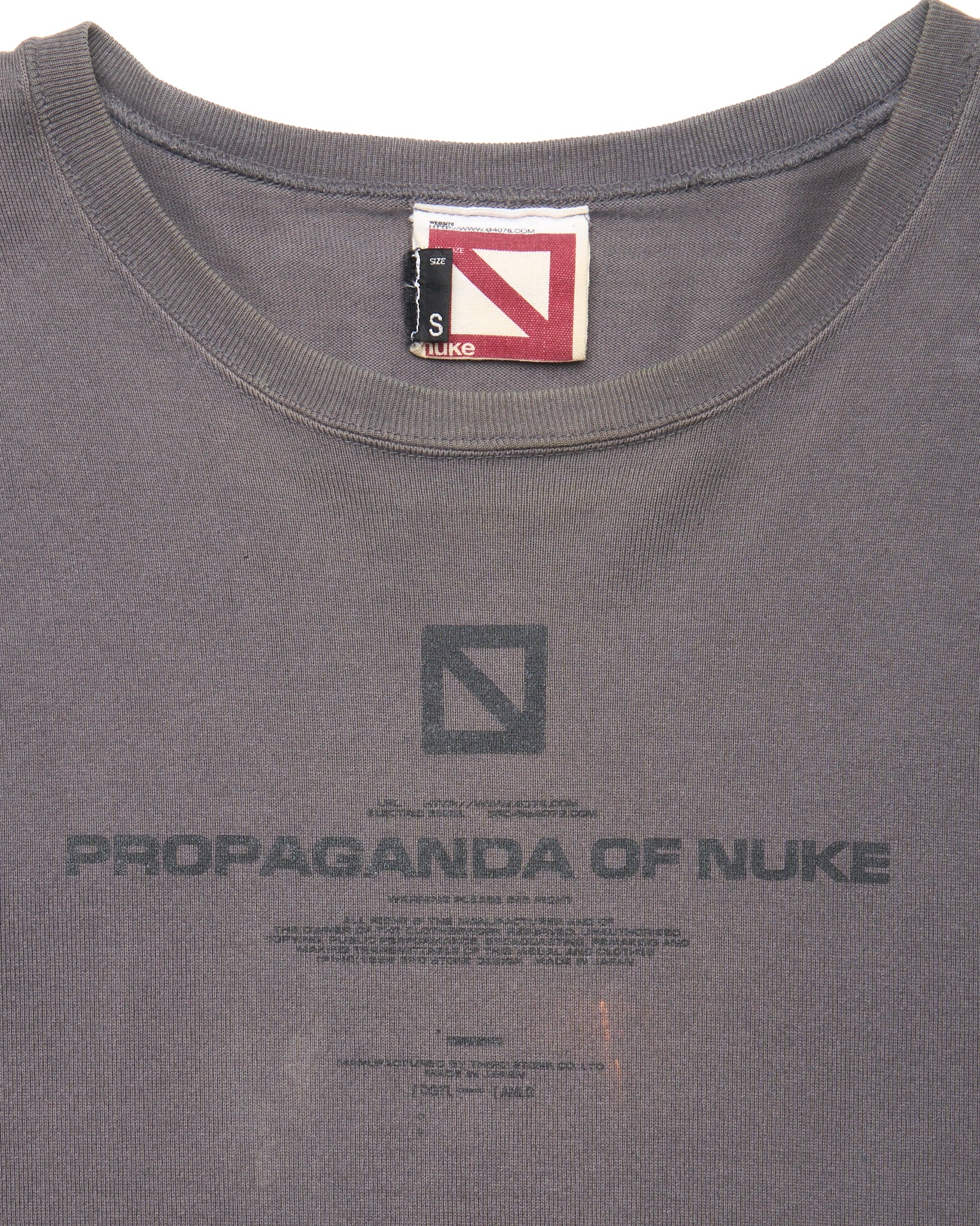 90s NUKE by Tatsuro Horikawa Graphic Long-sleeve Sweater