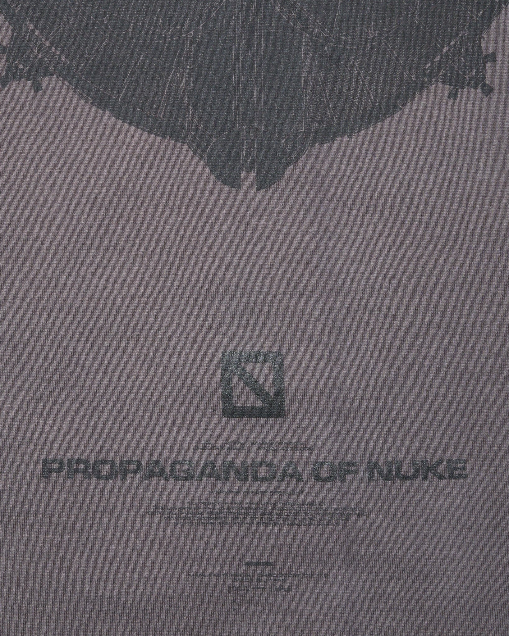 90s NUKE by Tatsuro Horikawa Graphic Long-sleeve Sweater