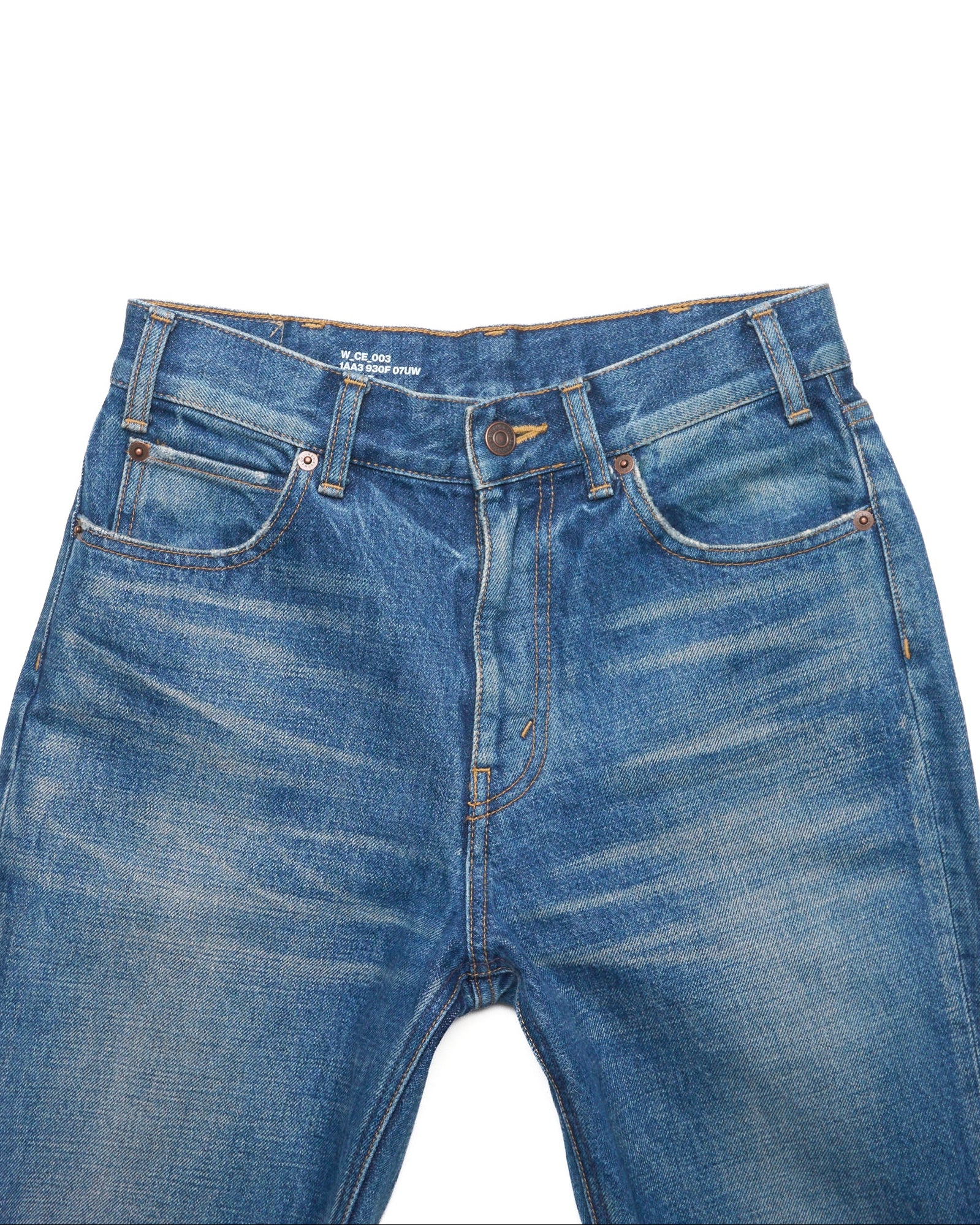 CELINE By Hedi Slimane Washed Blue Denim