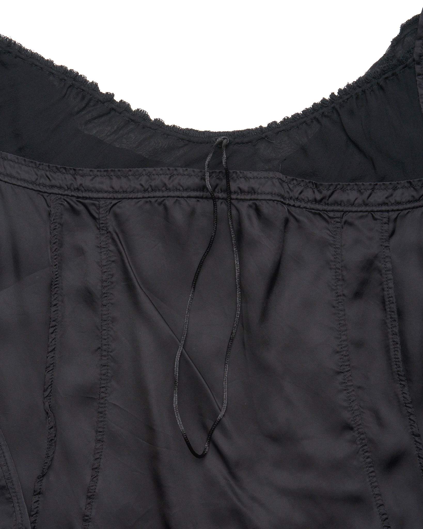 Marithé François Girbaud Black Corset Short-sleeve Dress