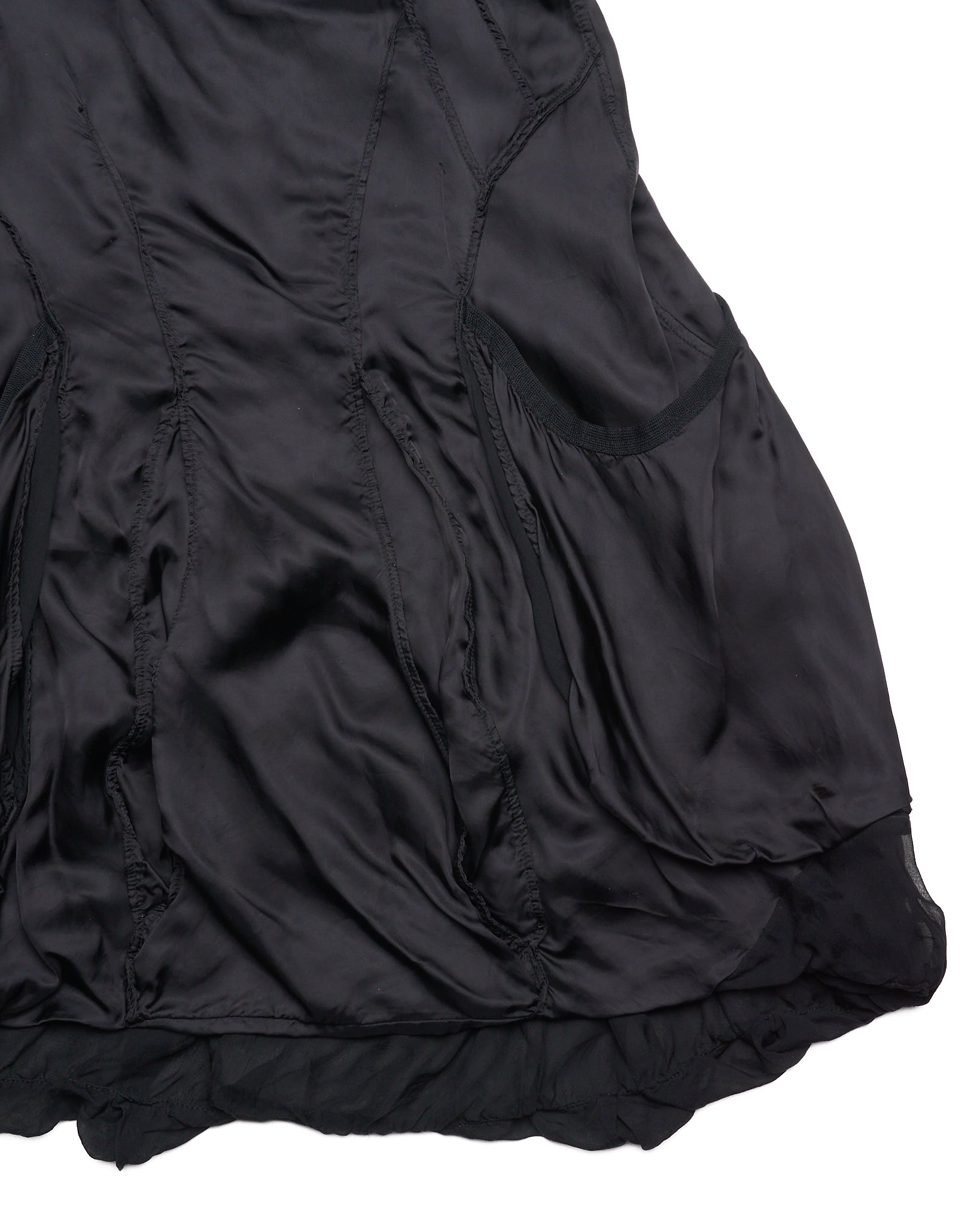 Marithé François Girbaud Black Corset Short-sleeve Dress
