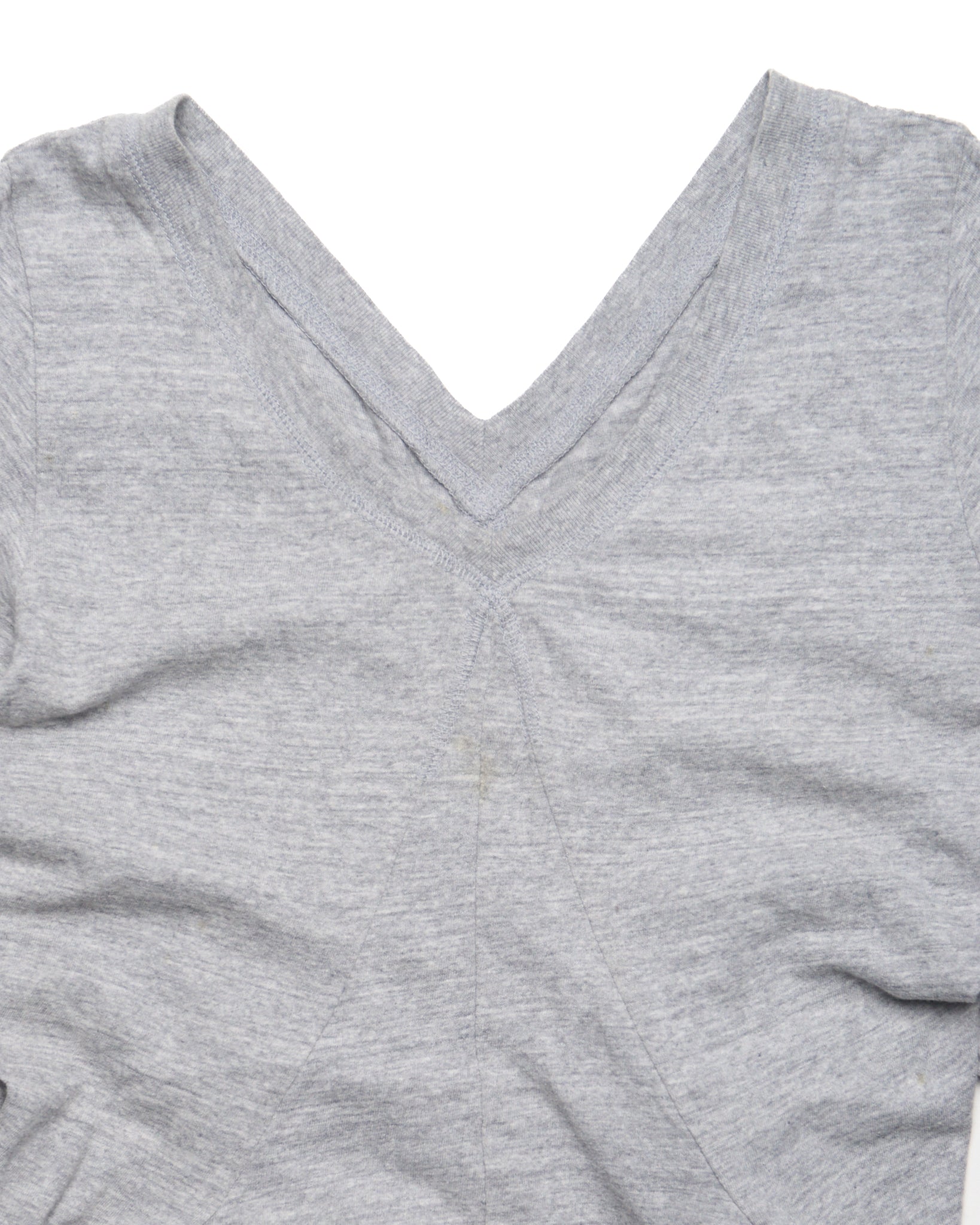 Early 00s Zucca Gray Shortsleeve Ruched Dress